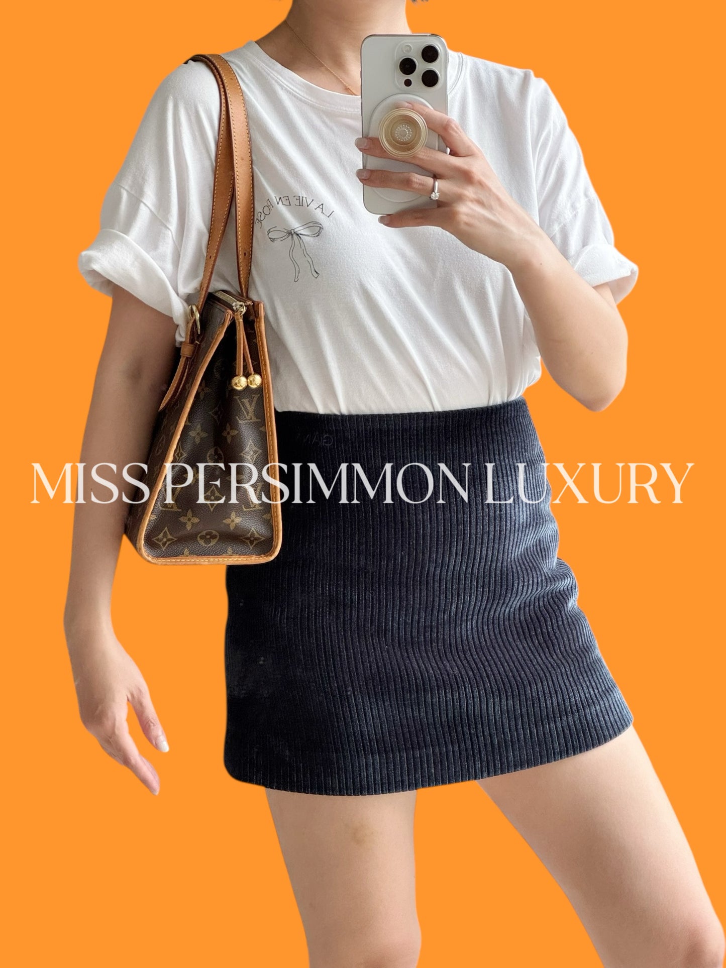 Louis Vuitton Popincourt Haut Shoulder Tote Bag