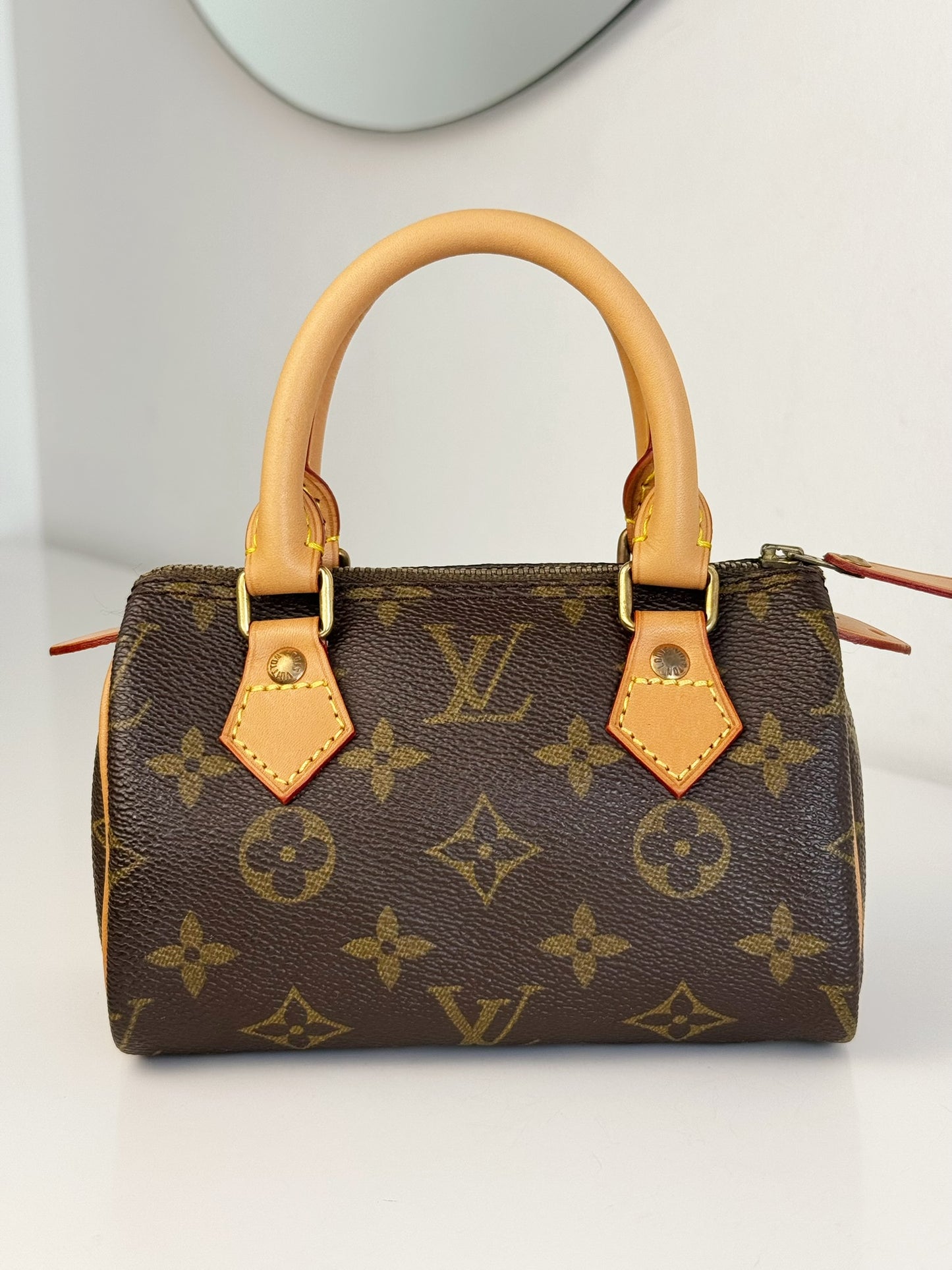 Louis Vuitton Vintage Mini Speedy Handbag Crossbody Bag