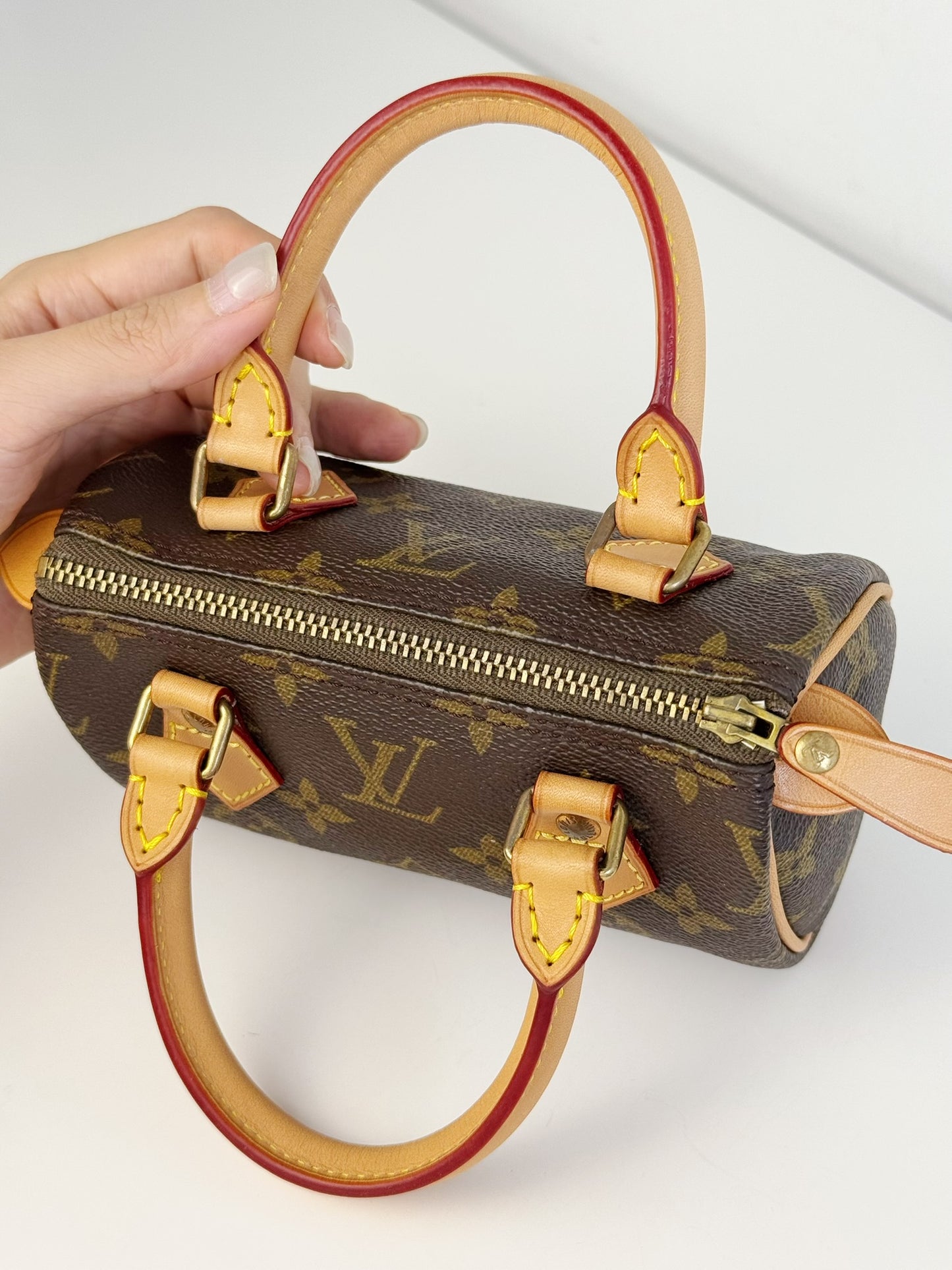 Louis Vuitton Vintage Mini Speedy Handbag Crossbody Bag