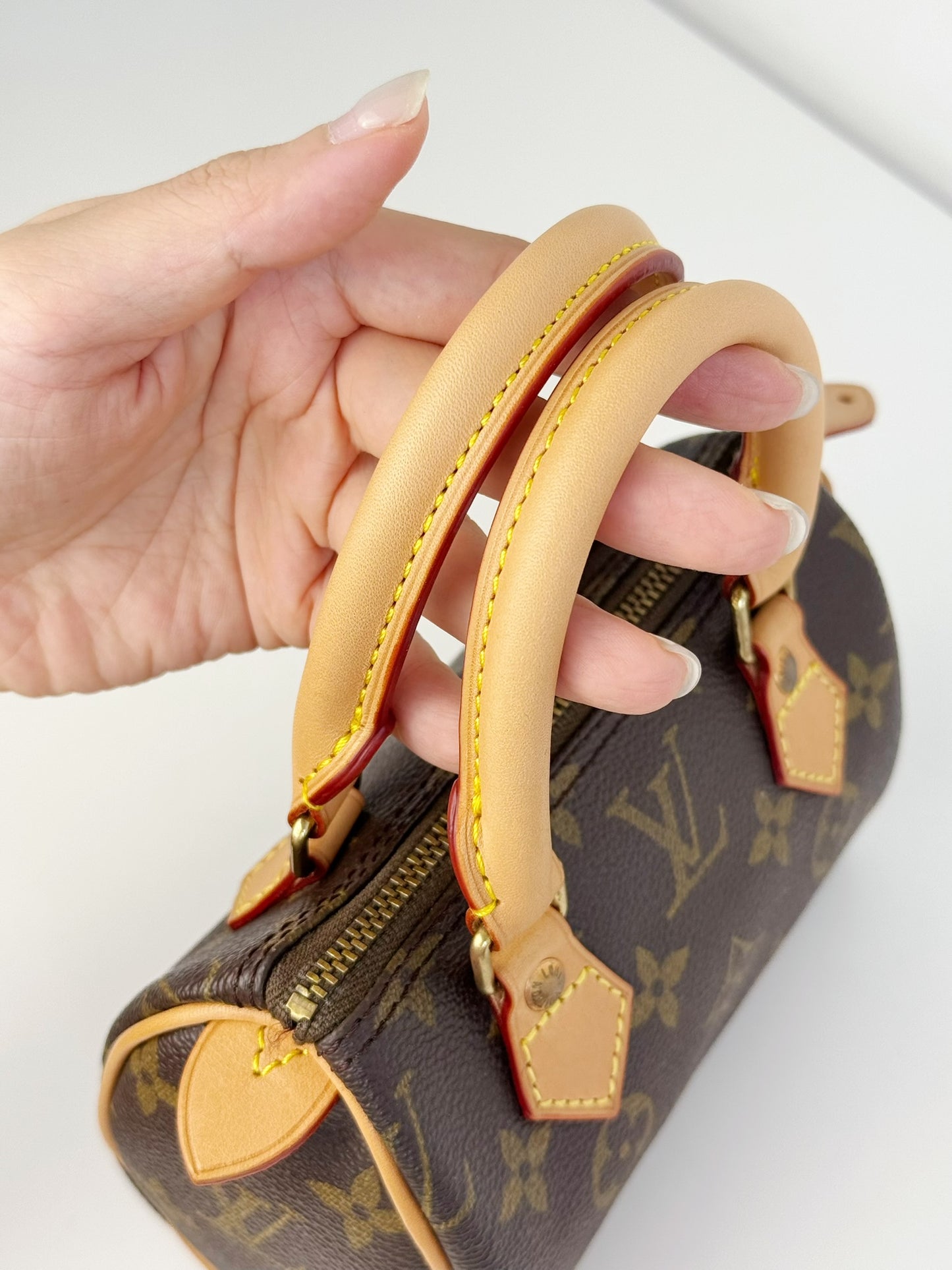 Louis Vuitton Vintage Mini Speedy Handbag Crossbody Bag