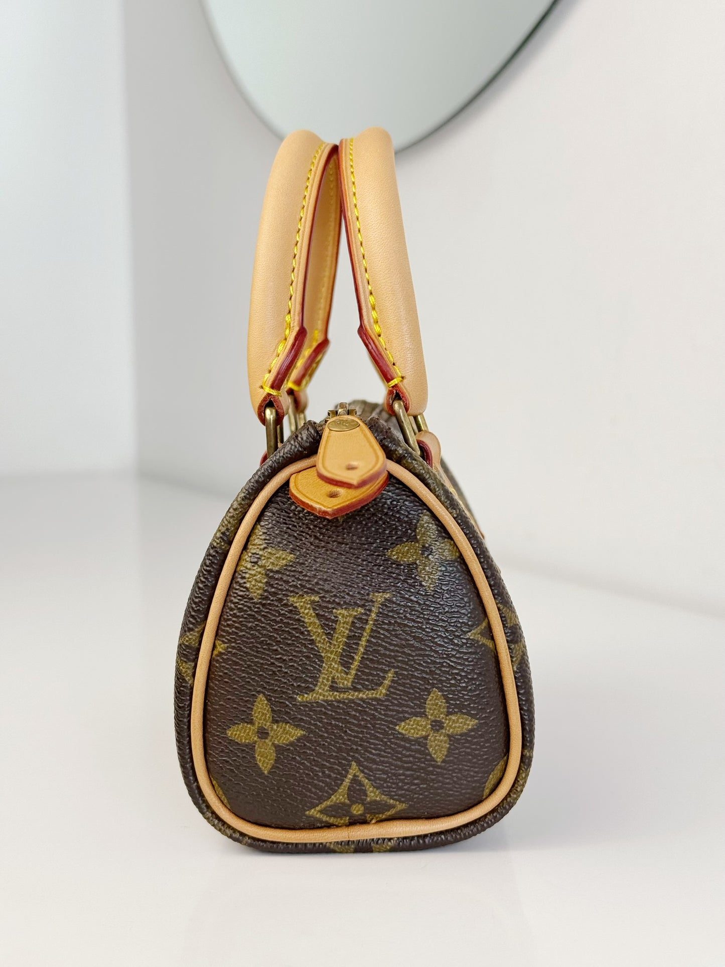 Louis Vuitton Vintage Mini Speedy Handbag Crossbody Bag