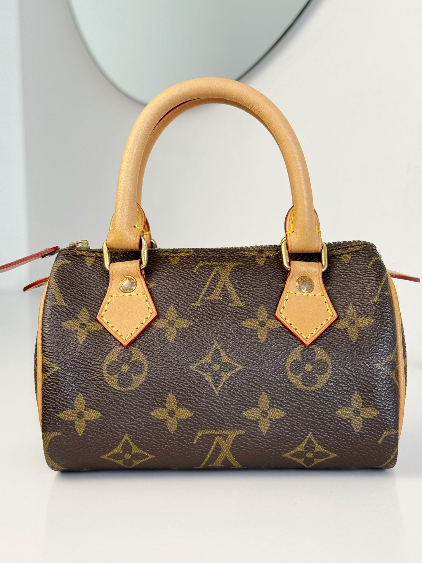 Louis Vuitton Vintage Mini Speedy Handbag Crossbody Bag