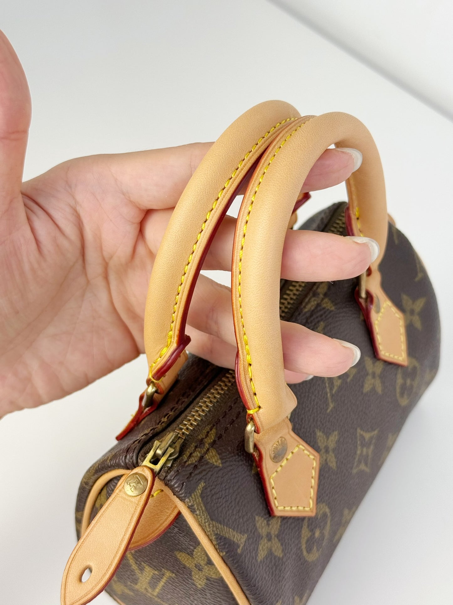 Louis Vuitton Vintage Mini Speedy Handbag Crossbody Bag