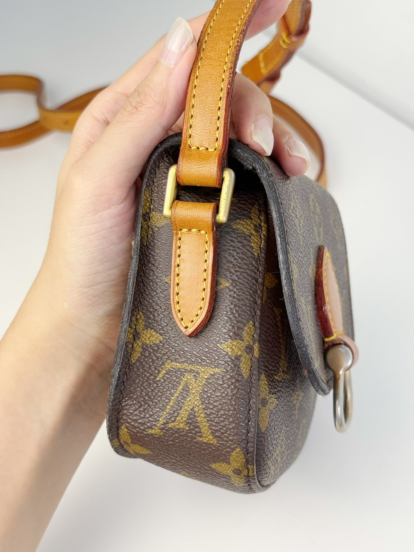 Louis Vuitton Vintage Mini Saint Cloud Crossbody Bag