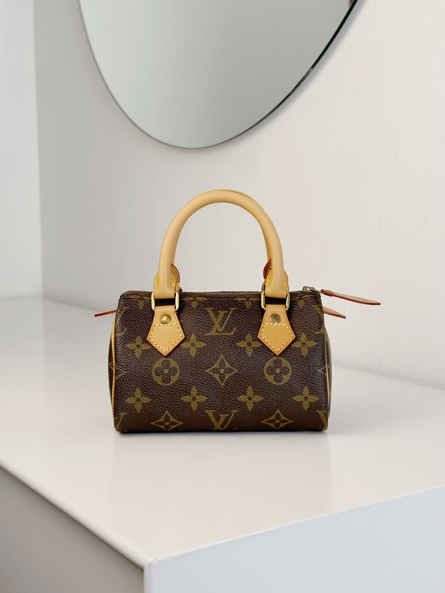 Louis Vuitton Vintage Mini Speedy Handbag Crossbody Bag