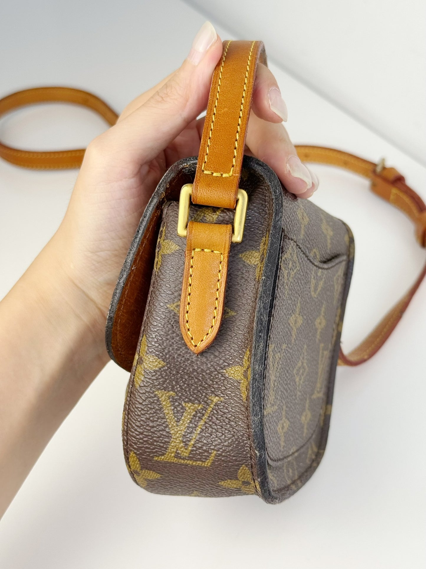 Louis Vuitton Vintage Mini Saint Cloud Crossbody Bag