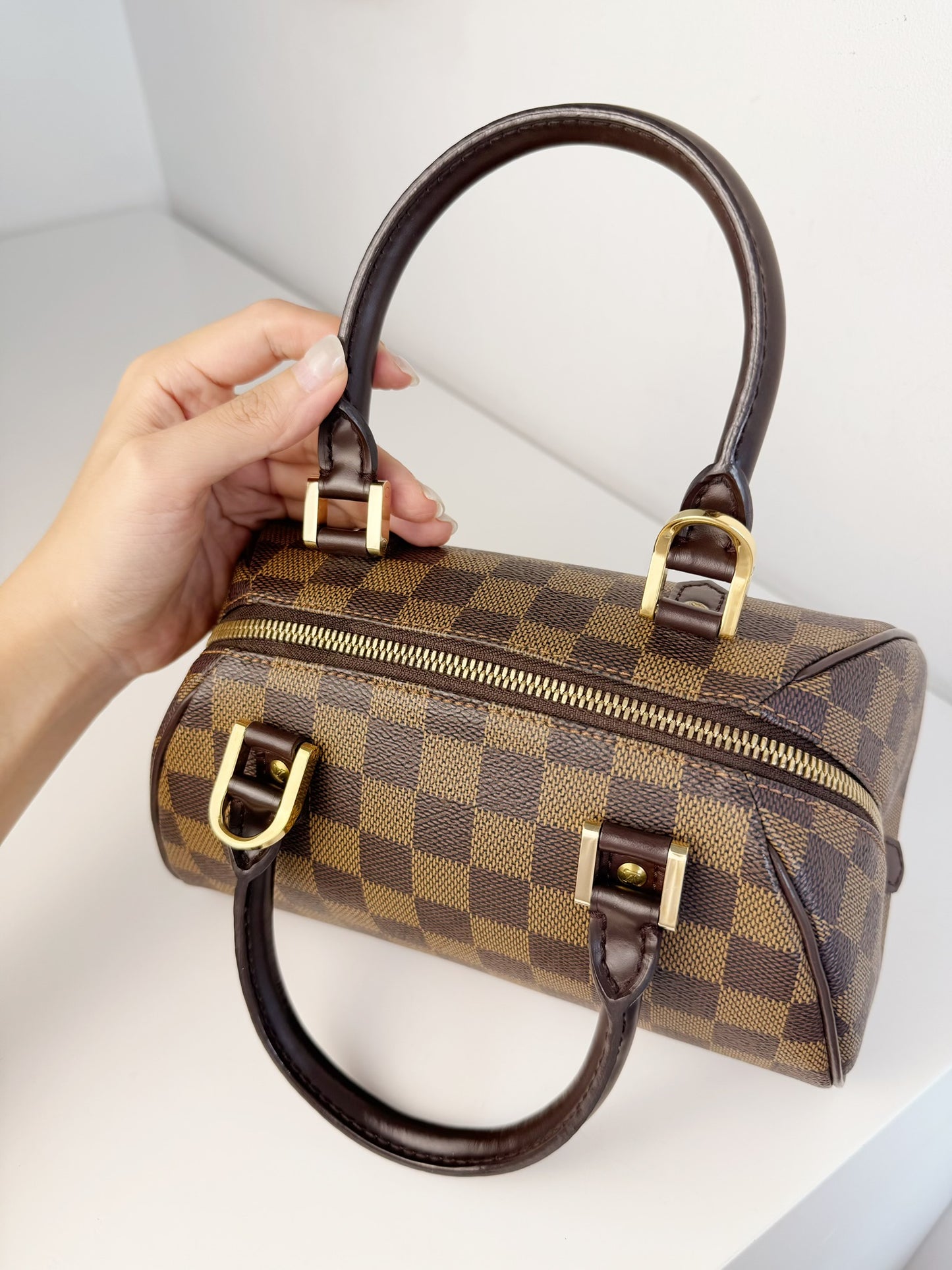 Louis Vuitton Vintage Damier Ribera Mini Handbag Crossbody Bag