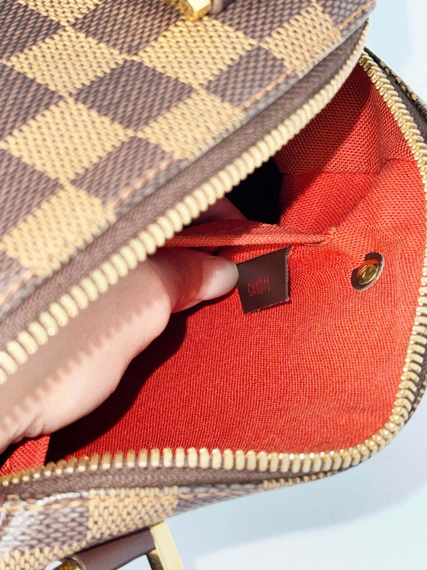 Louis Vuitton Vintage Damier Ribera Mini Handbag Crossbody Bag