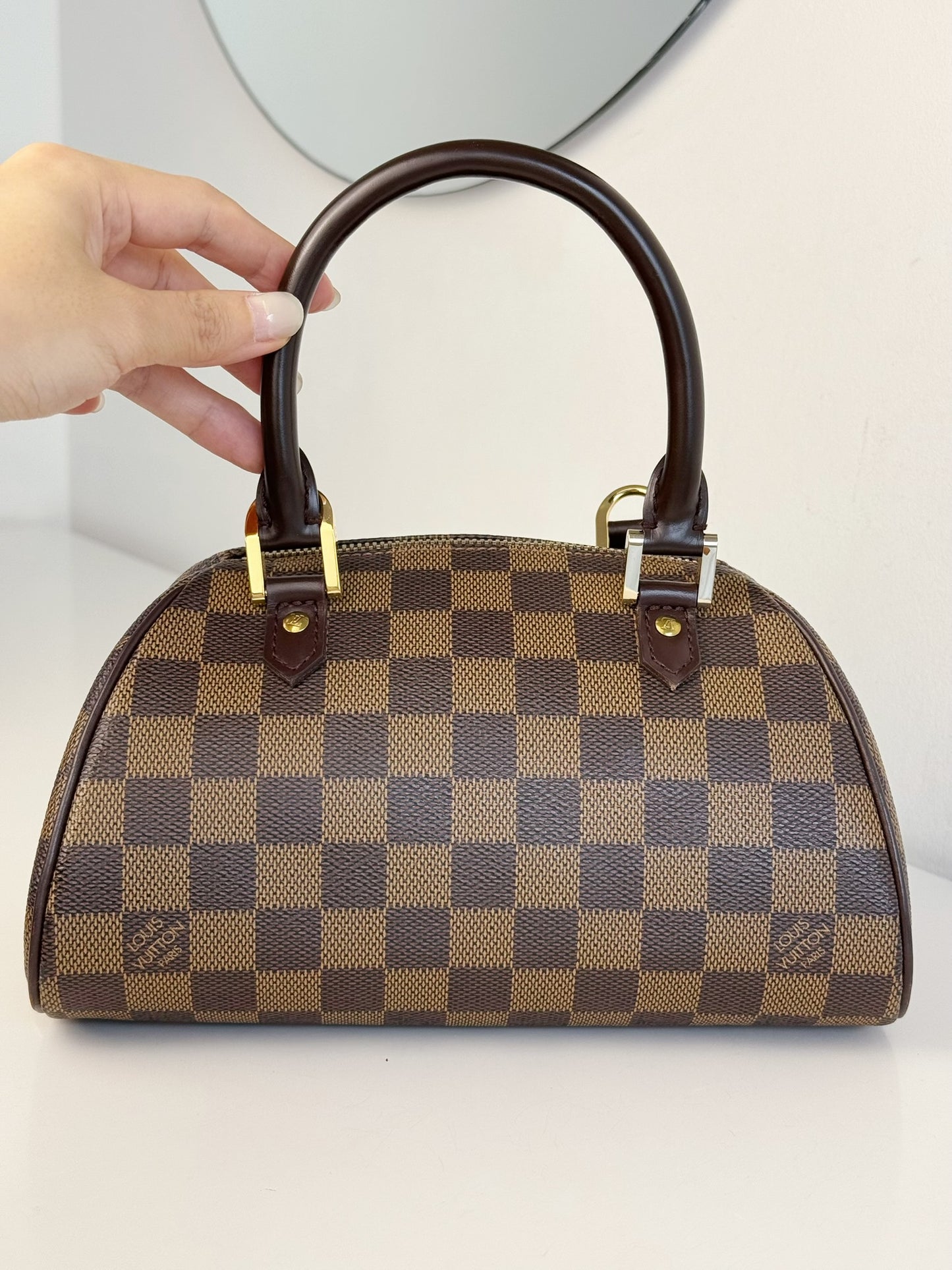 Louis Vuitton Vintage Damier Ribera Mini Handbag Crossbody Bag