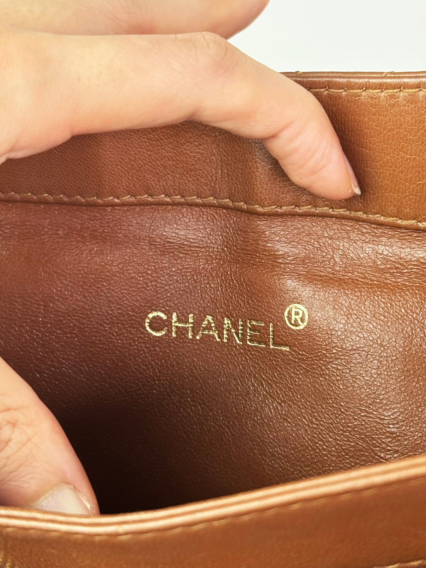 Chanel Vintage Matlasse Turnlock Cocomark Leather Tote Shoulder Bag