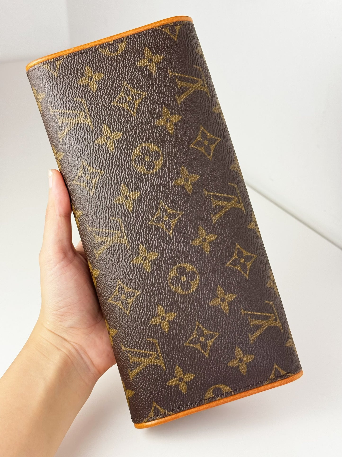 Louis Vuitton Vintage Twin Pochette GM Crossbody Shoulder Bag