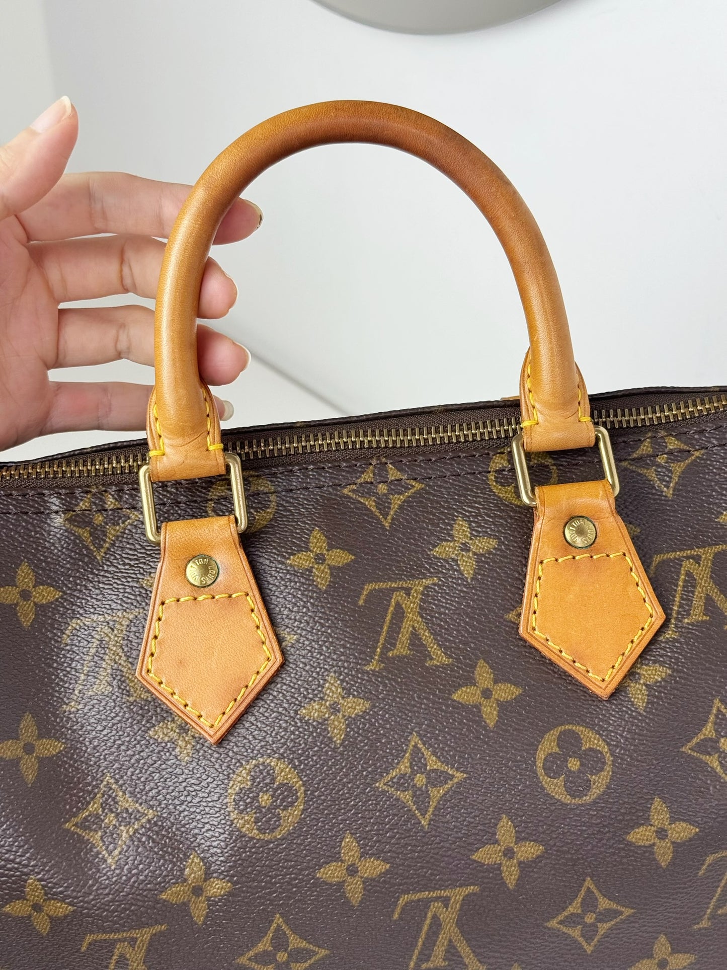 Louis Vuitton Vintage Speedy 25 Handbag Crossbody Bag