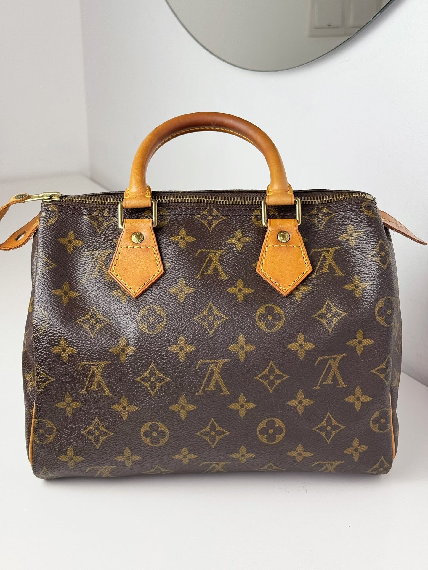 Louis Vuitton Vintage Speedy 25 Handbag Crossbody Bag