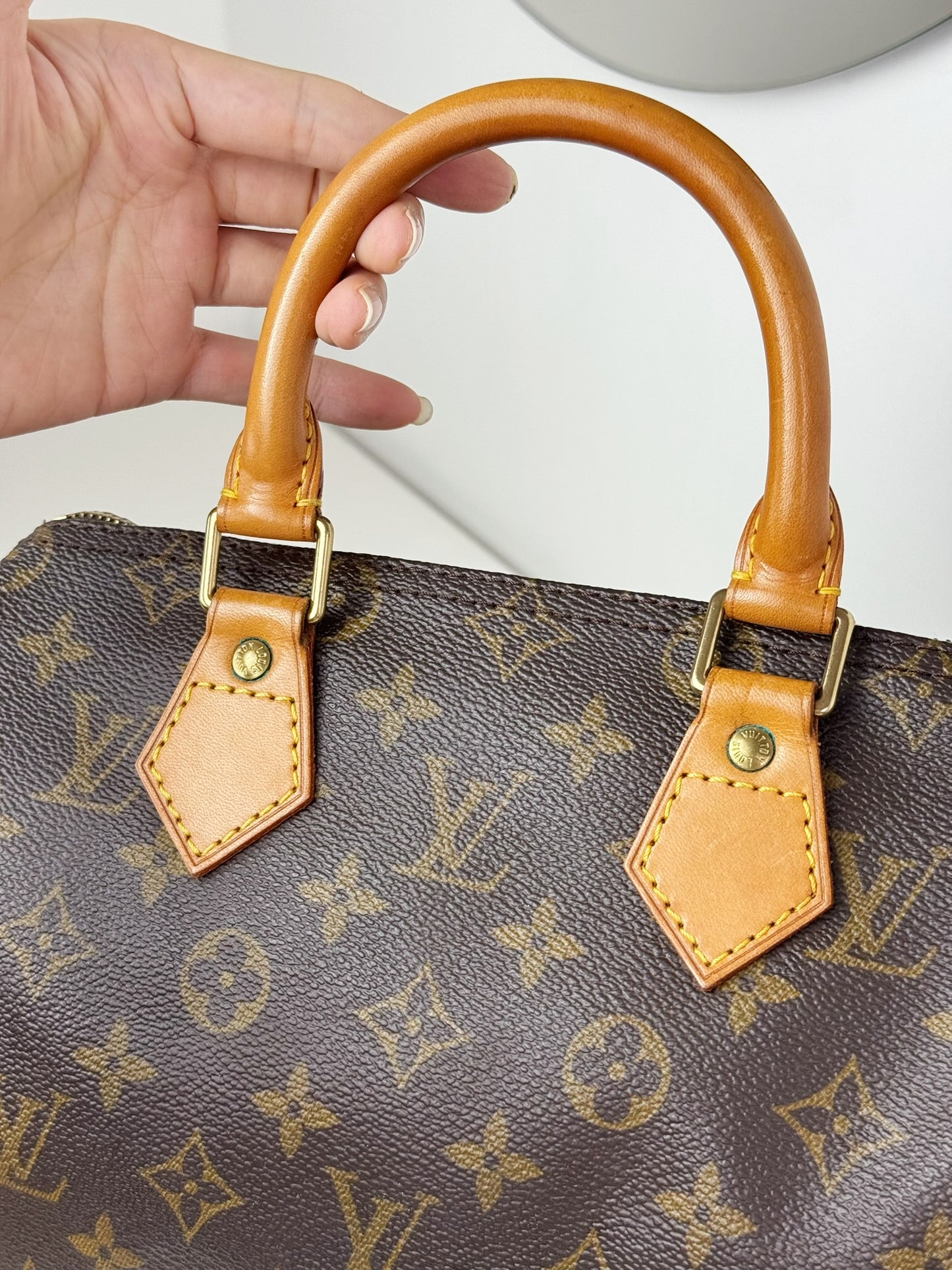 Louis Vuitton Vintage Speedy 25 Handbag Crossbody Bag