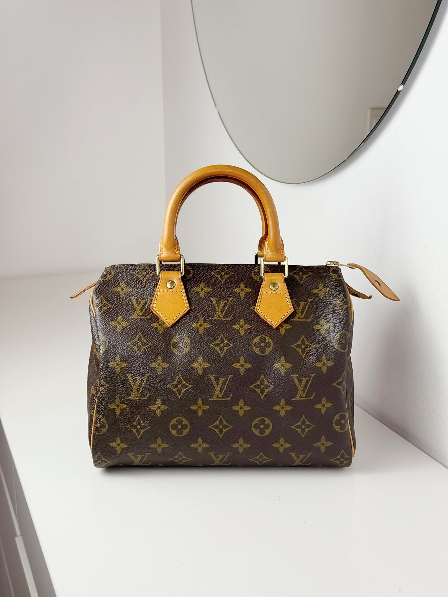 Louis Vuitton Vintage Speedy 25 Handbag Crossbody Bag