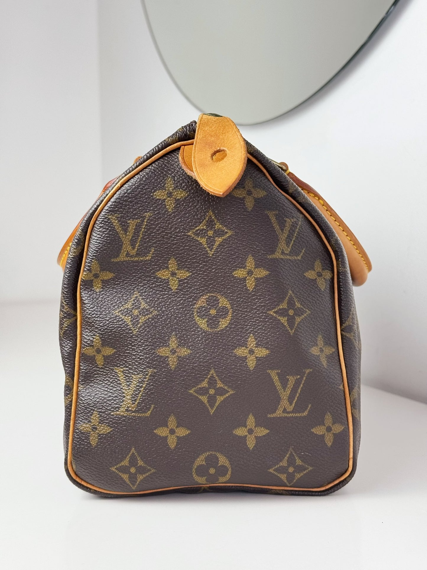Louis Vuitton Vintage Speedy 25 Handbag Crossbody Bag