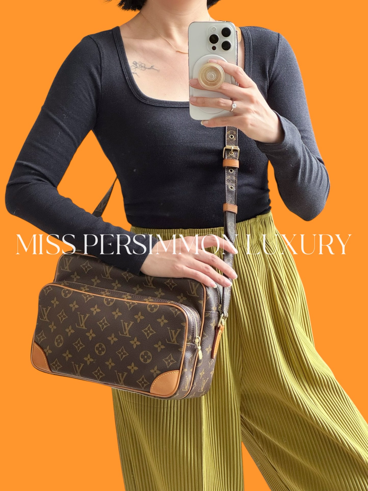 Louis Vuitton Vintage Nile Crossbody Bag
