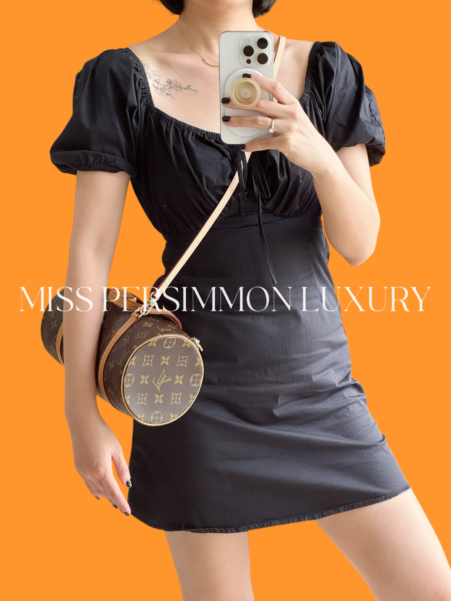 Louis Vuitton Vintage Papillon 26 Handbag Crossbody Bag
