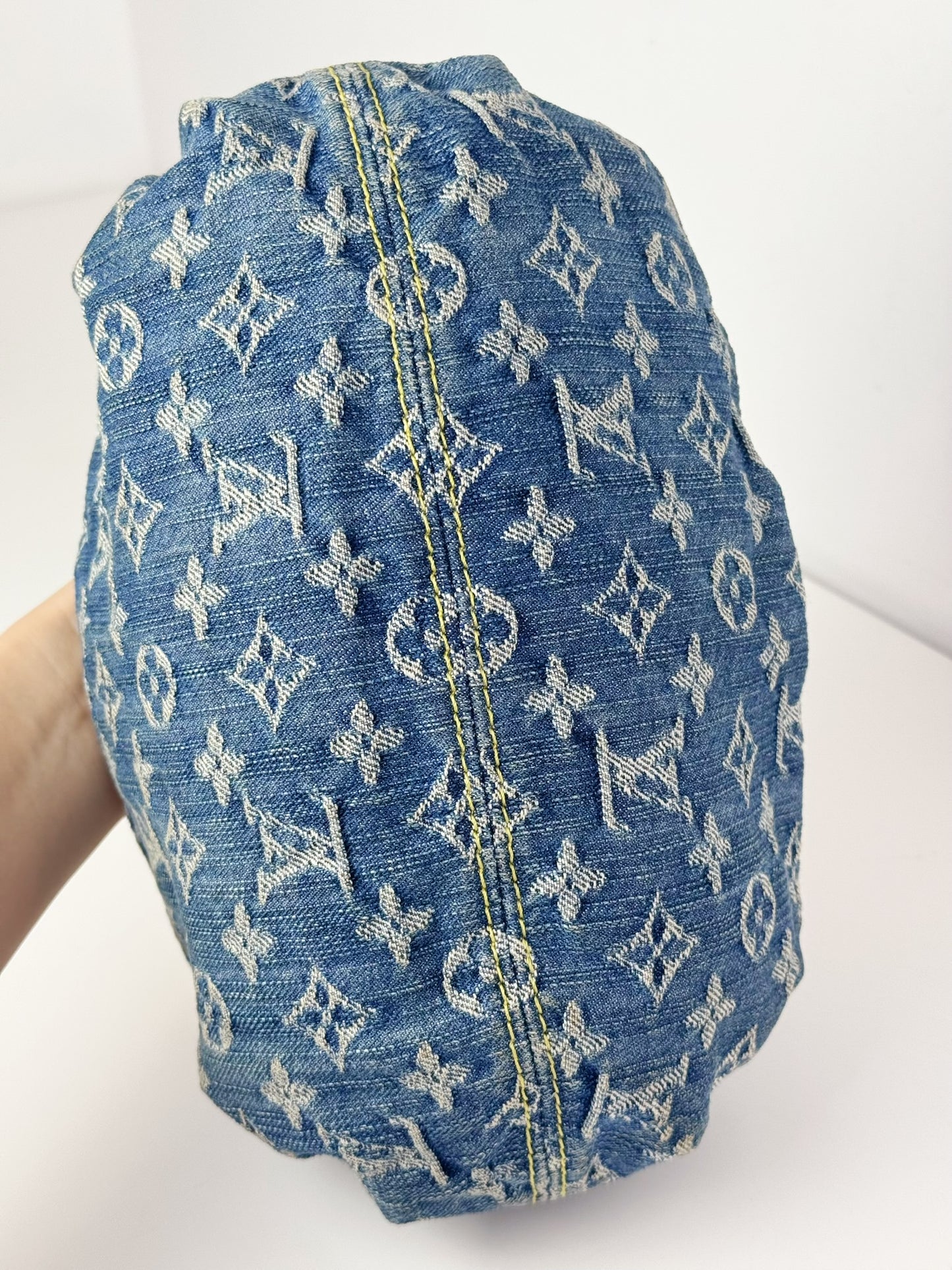 Louis Vuitton Denim Pleaty Handbag