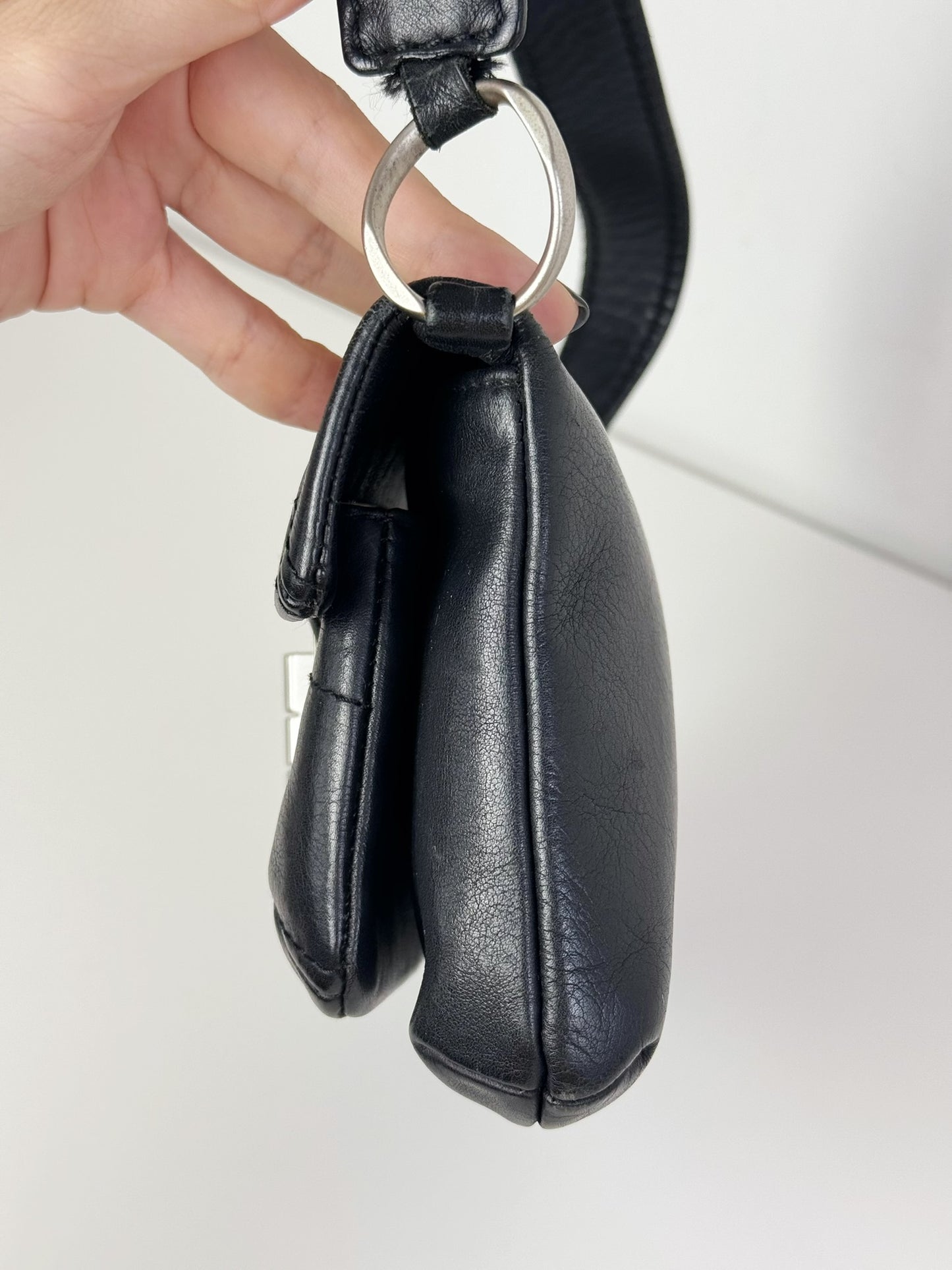 Chanel Vintage Black Chocolate Bar 2.55 Mademoiselle Lock Flap Shoulder Bag