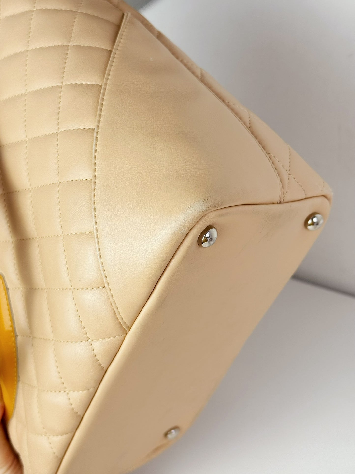 Chanel Vintage Cambon Shoulder Tote Bag