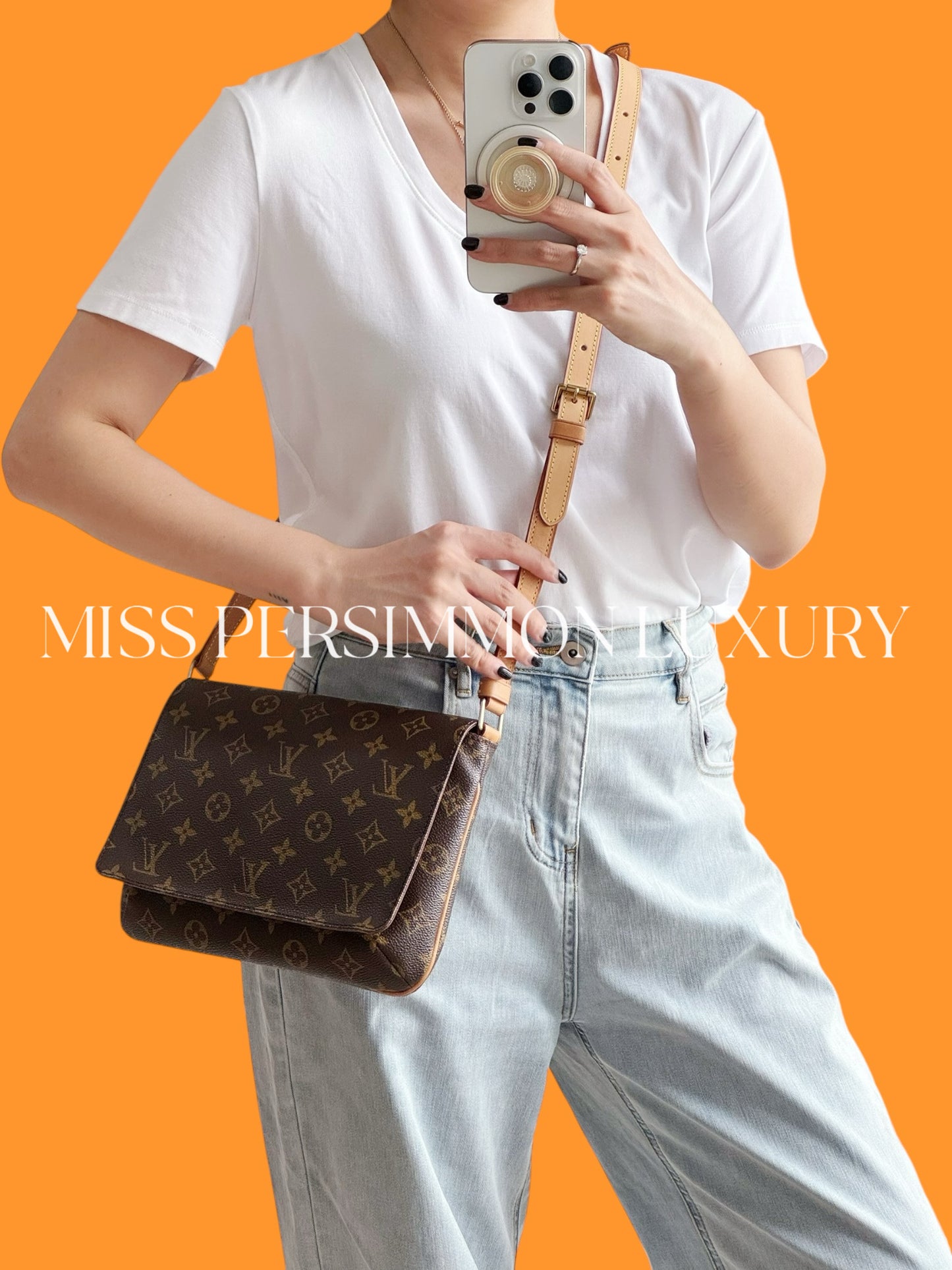 Louis Vuitton Musette Tango Shoulder Crossbody Bag