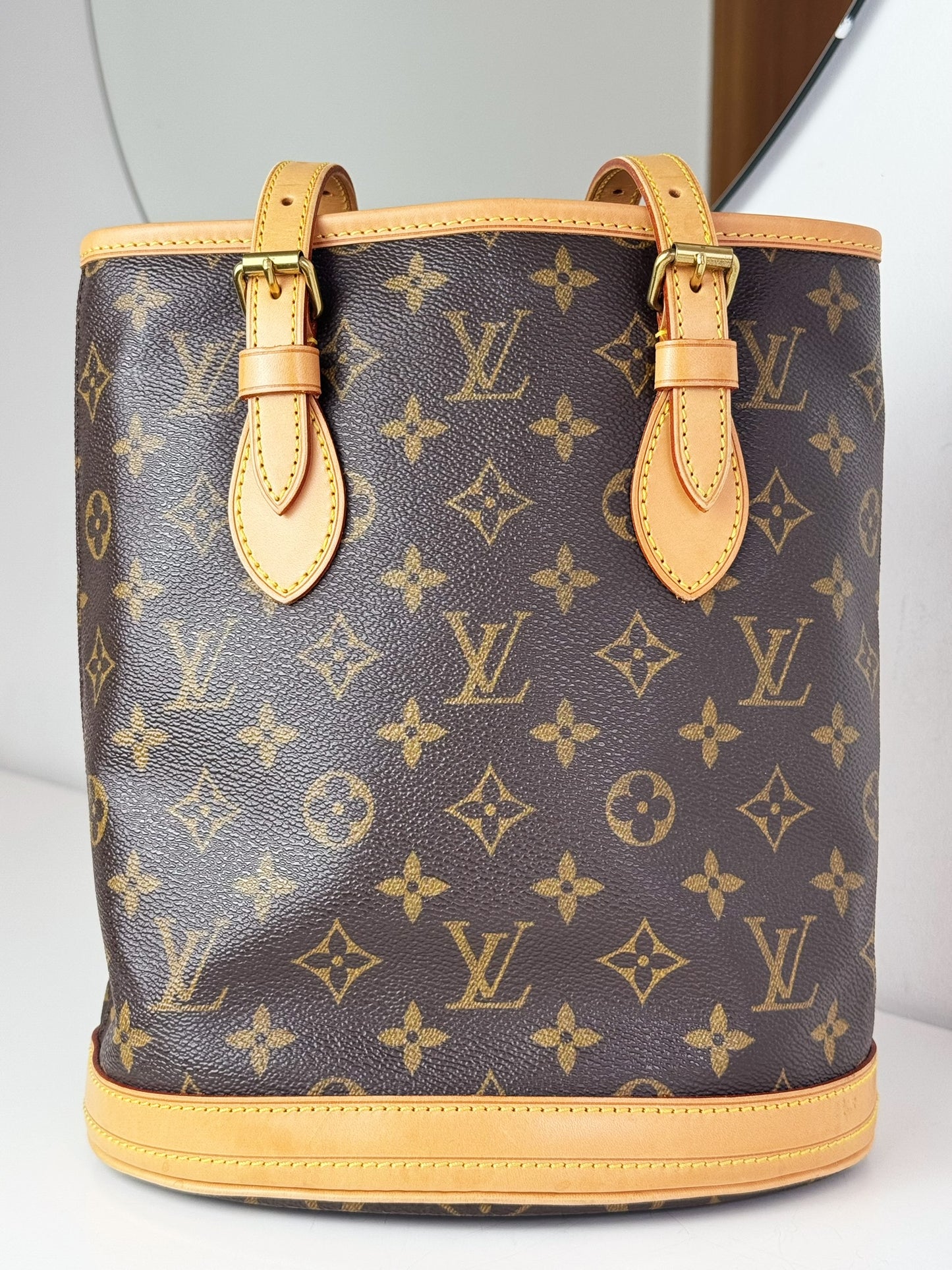 Louis Vuitton Vintage Marais Bucket Tote Shoulder Bag