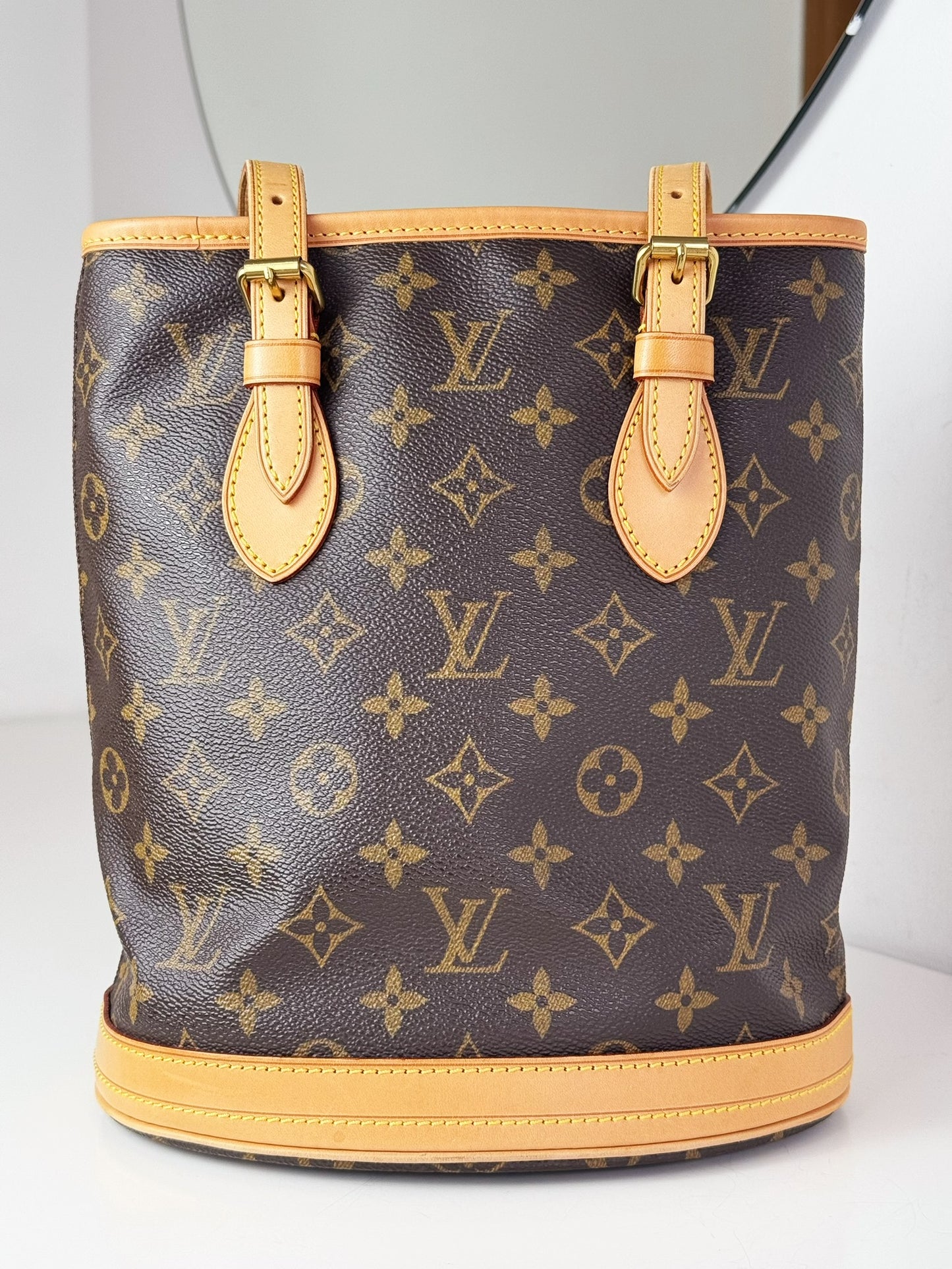 Louis Vuitton Vintage Marais Bucket Tote Shoulder Bag