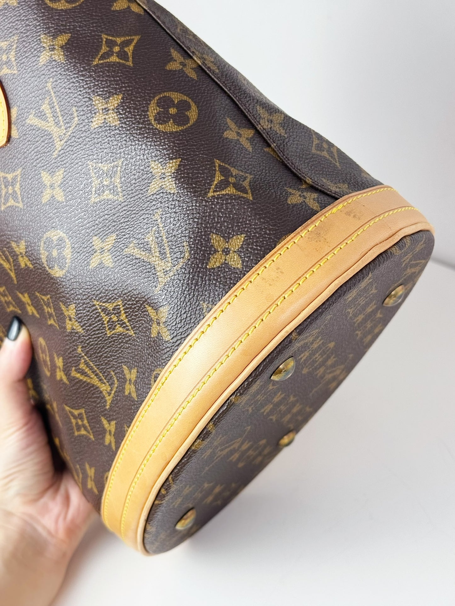 Louis Vuitton Vintage Marais Bucket Tote Shoulder Bag