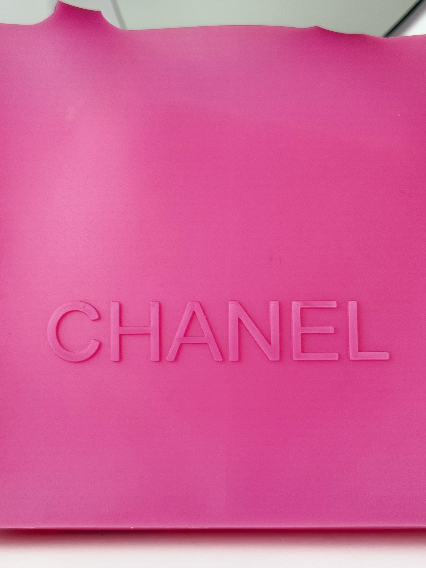 Chanel Vintage Pink Jelly Shoulder Tote Bag