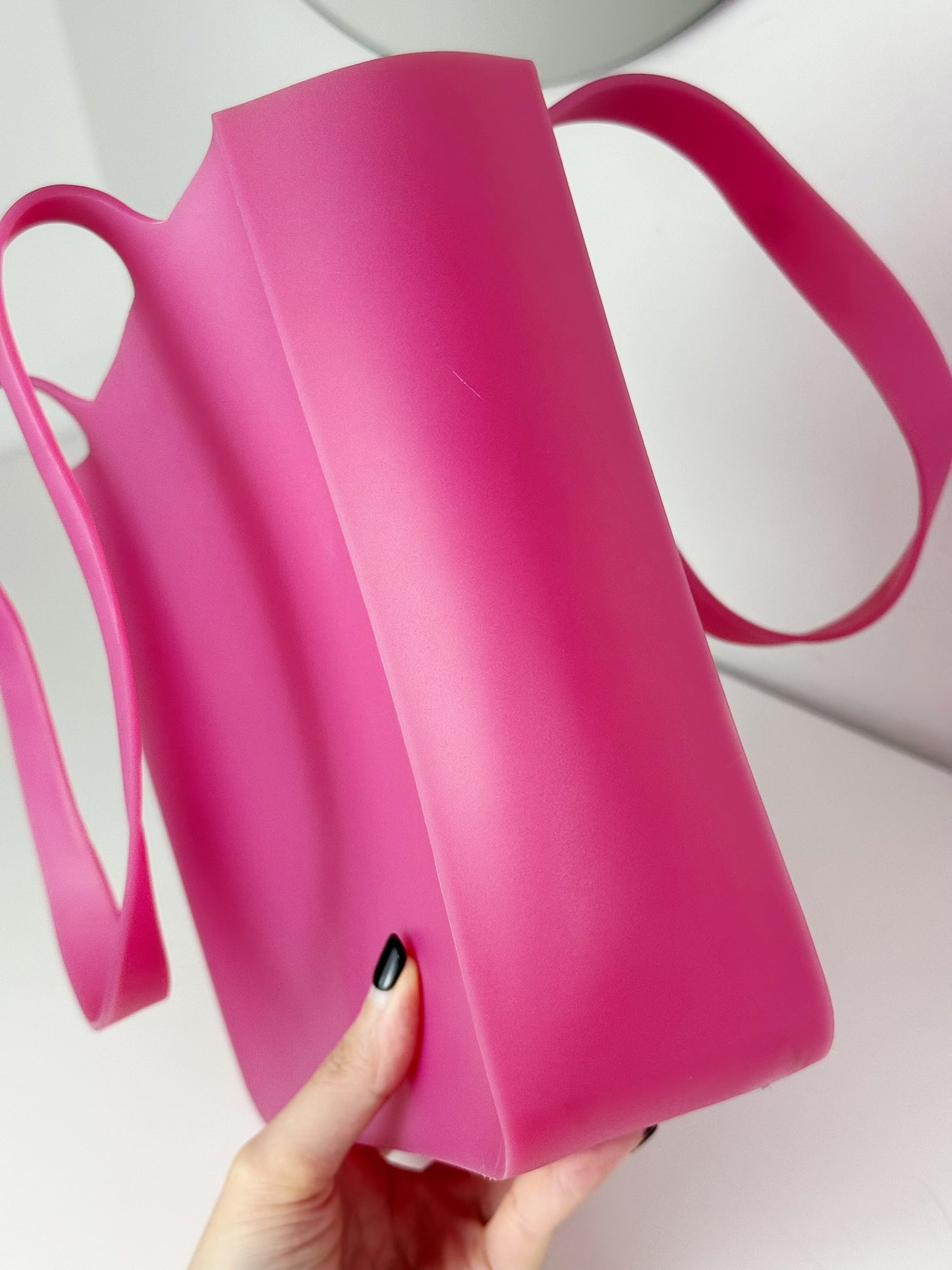 Chanel Vintage Pink Jelly Shoulder Tote Bag
