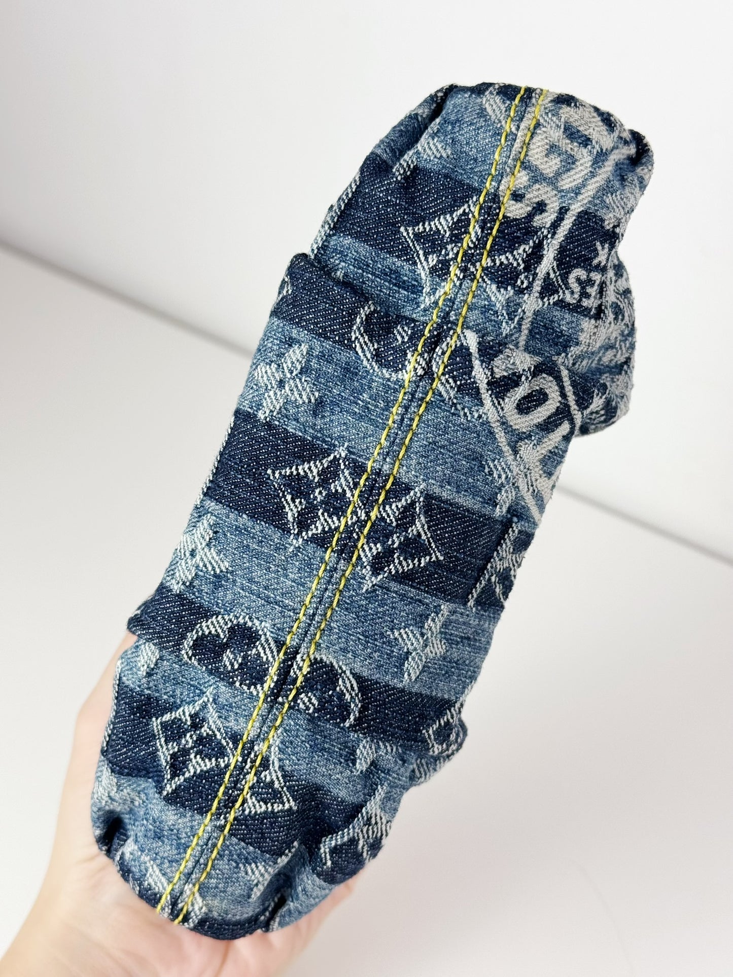 Louis Vuitton Limited Edtion Denim Raye Trousse Cosmetic Pouch