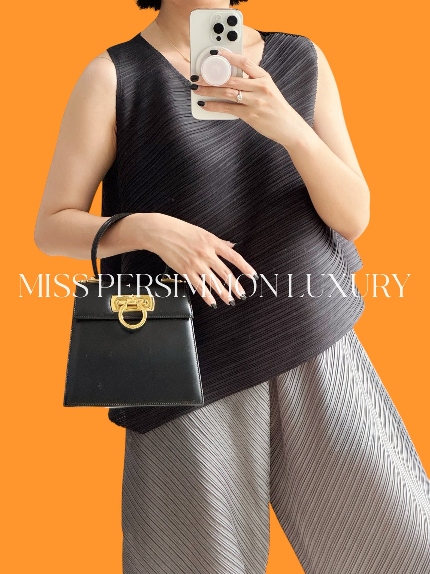 Salvatore Ferragamo Vintage Gancini Handbag Crossbody Bag