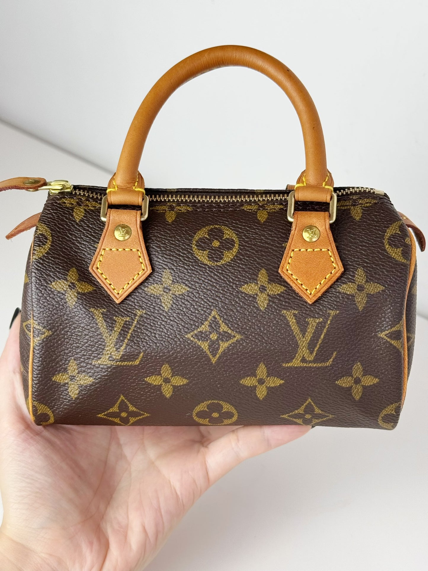 Louis Vuitton Vintage Mini Speedy Handbag Crossbody Bag