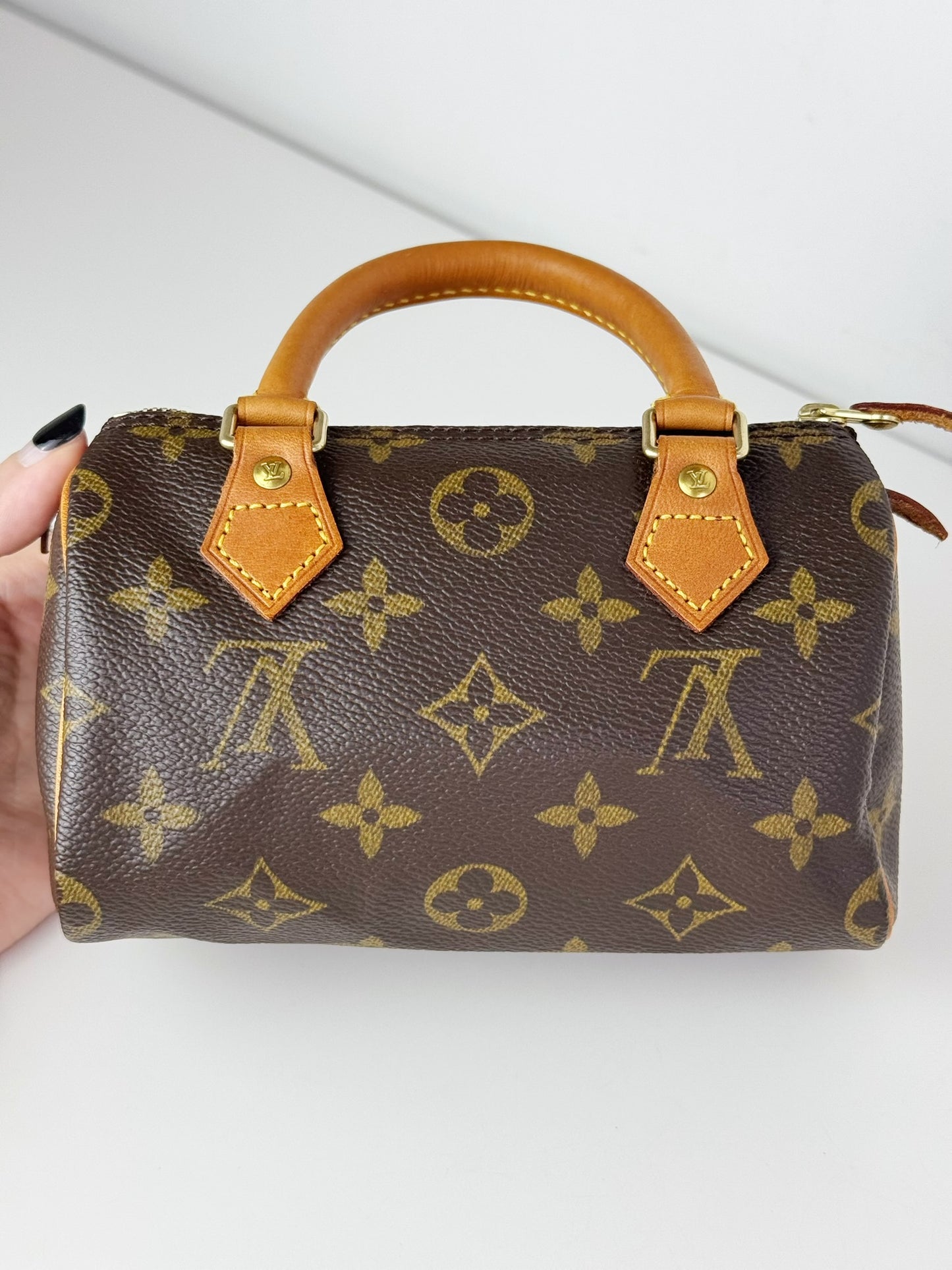 Louis Vuitton Vintage Mini Speedy Handbag Crossbody Bag