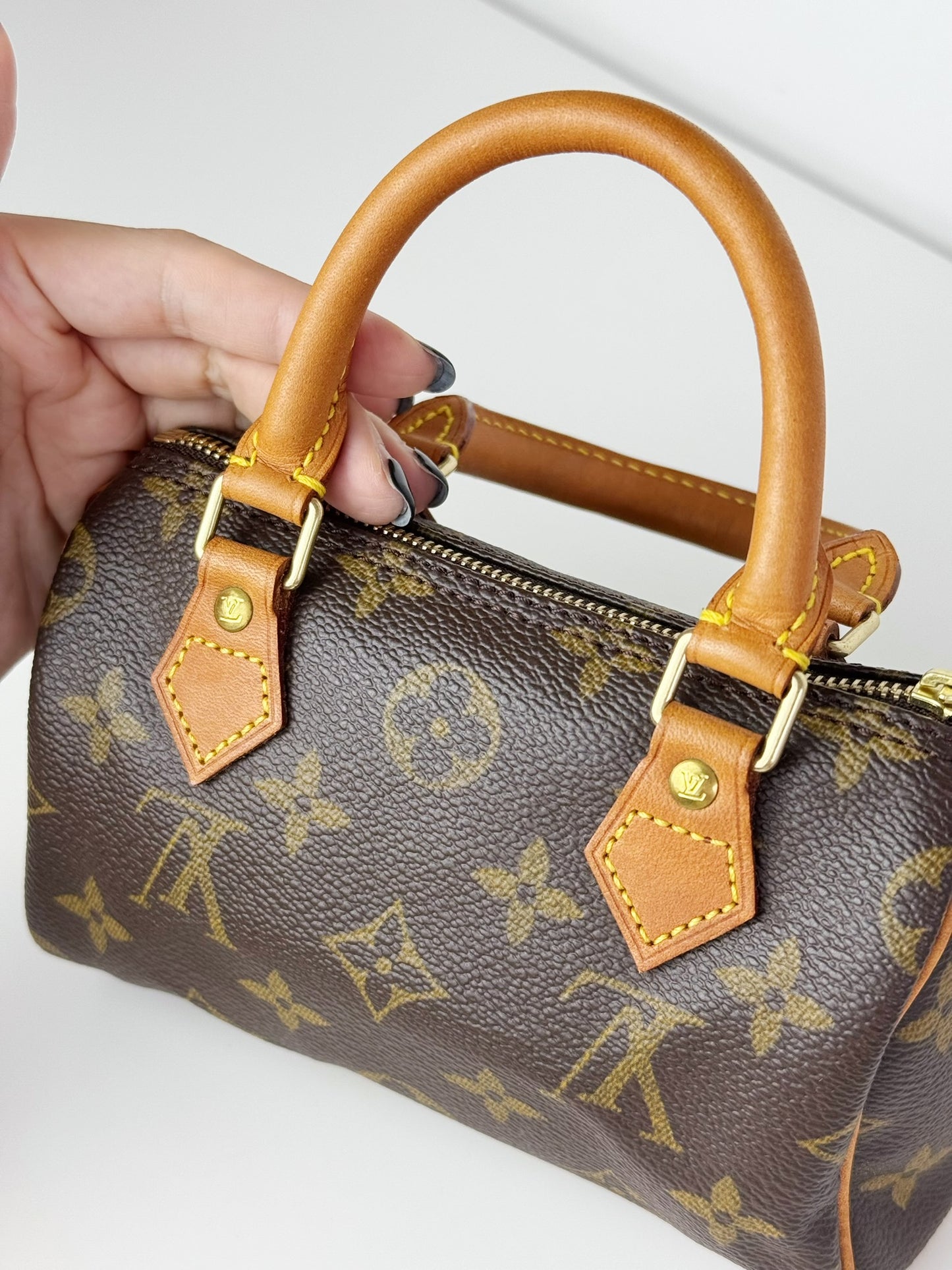 Louis Vuitton Vintage Mini Speedy Handbag Crossbody Bag