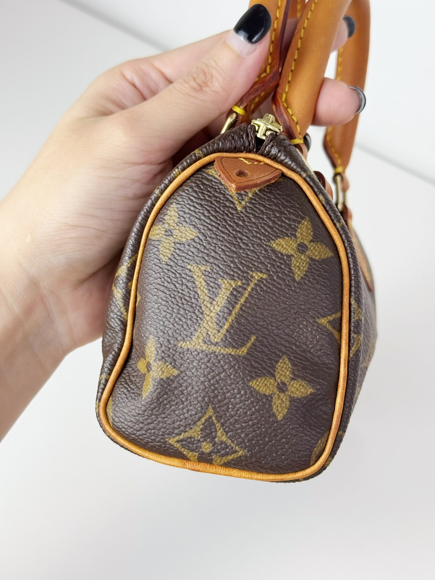 Louis Vuitton Vintage Mini Speedy Handbag Crossbody Bag