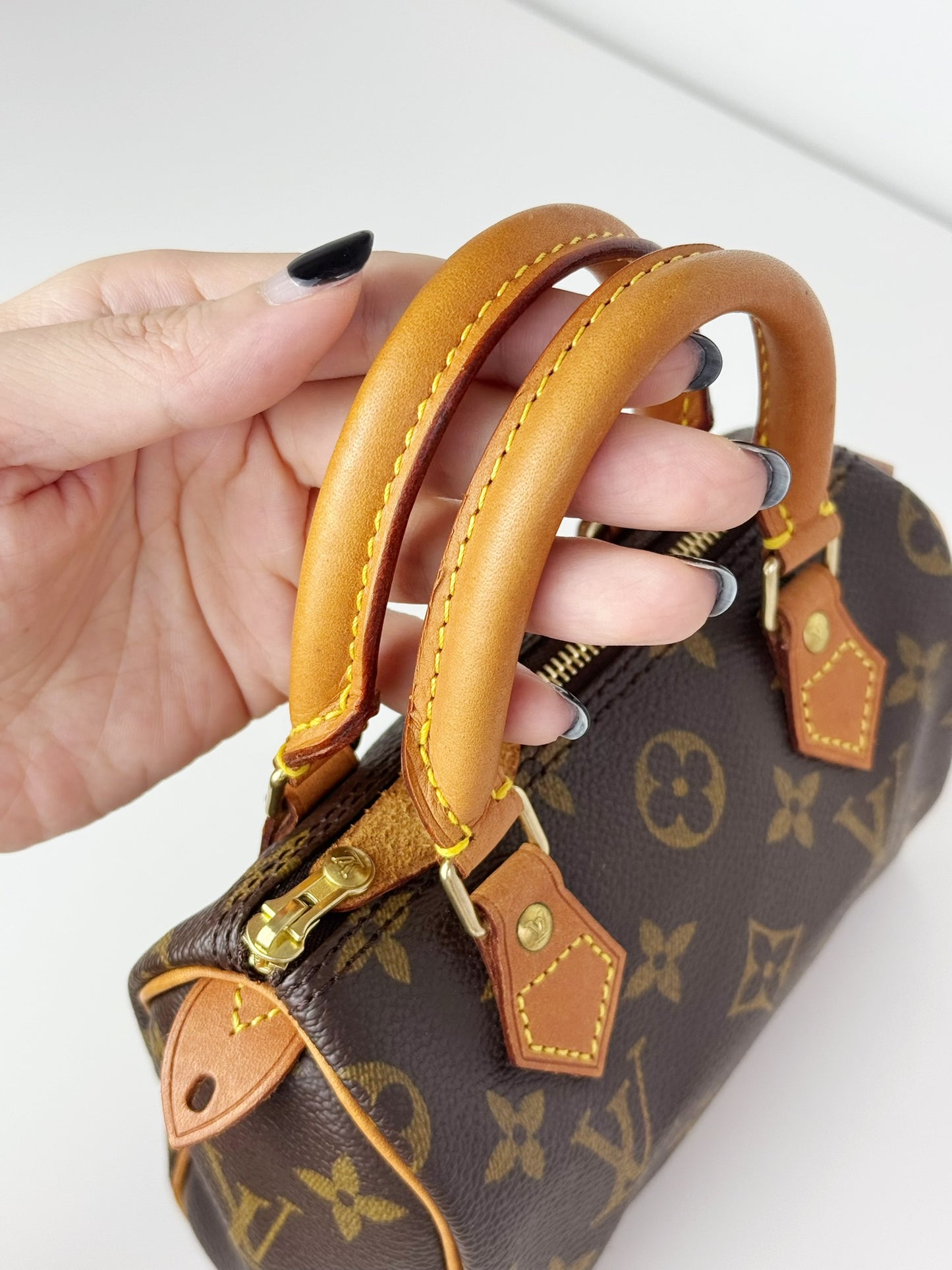 Louis Vuitton Vintage Mini Speedy Handbag Crossbody Bag
