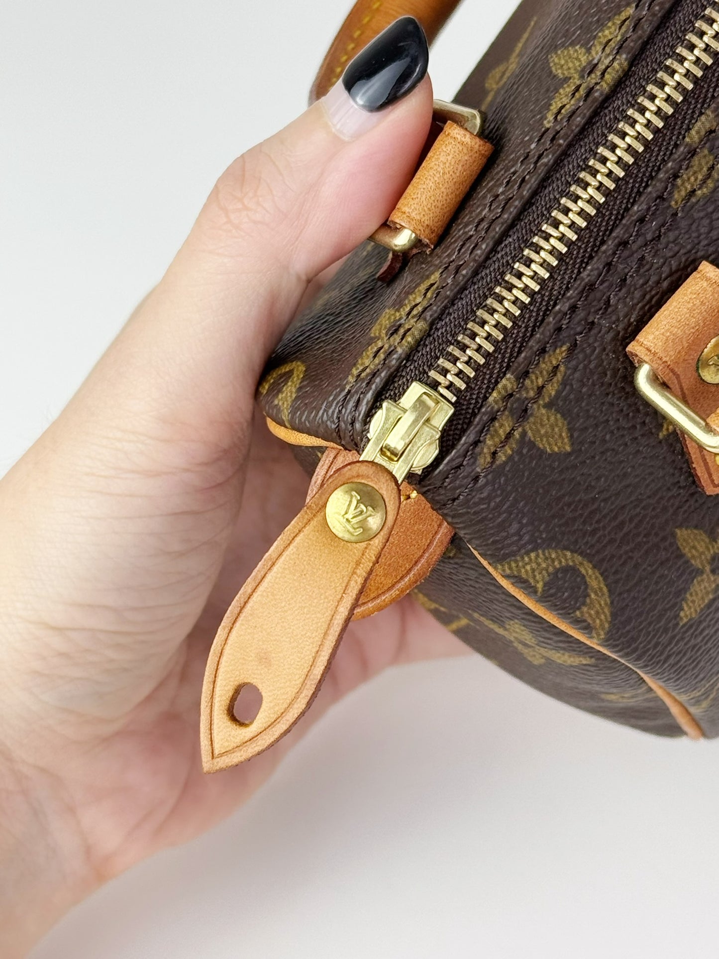 Louis Vuitton Vintage Mini Speedy Handbag Crossbody Bag