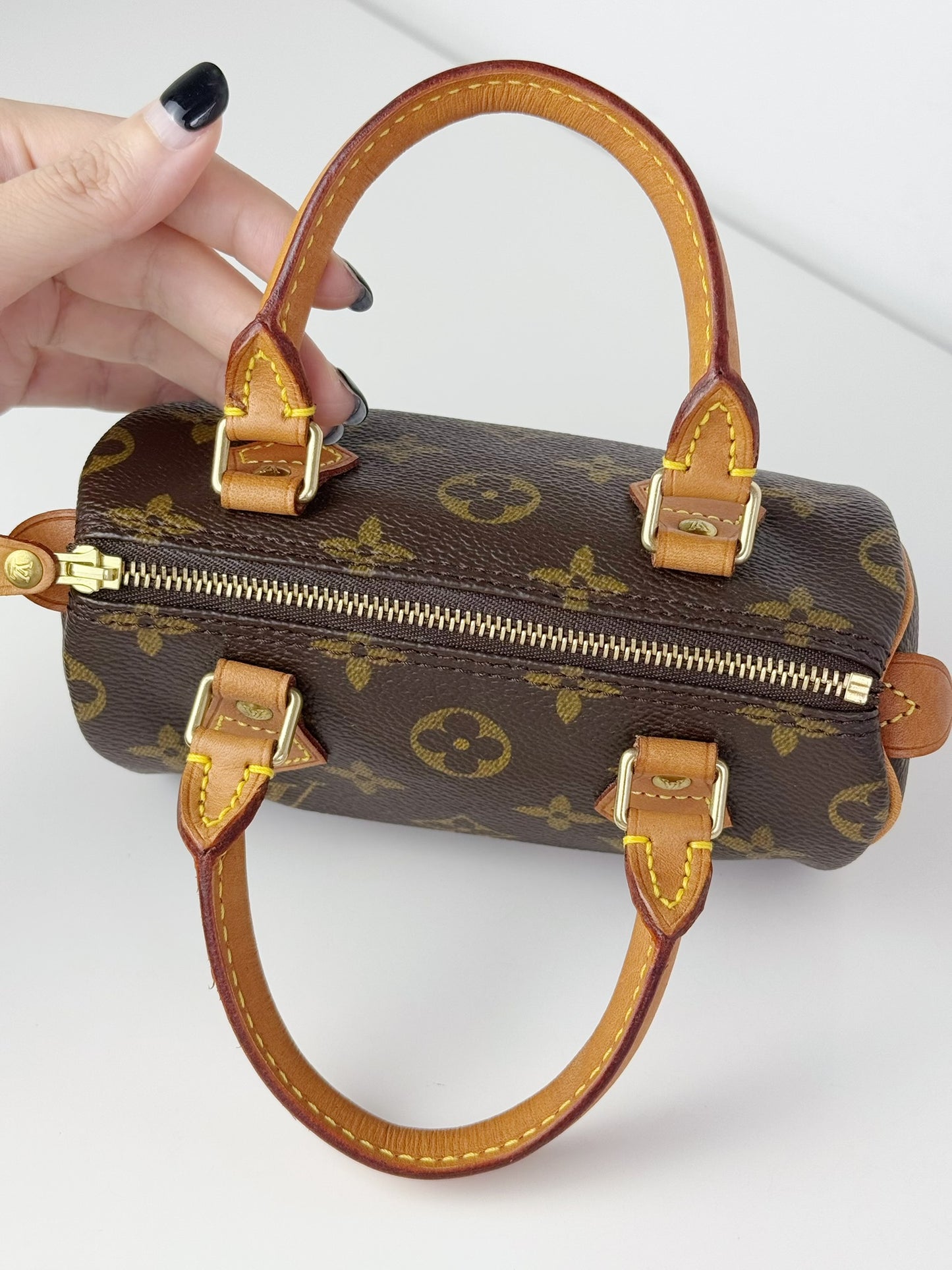 Louis Vuitton Vintage Mini Speedy Handbag Crossbody Bag