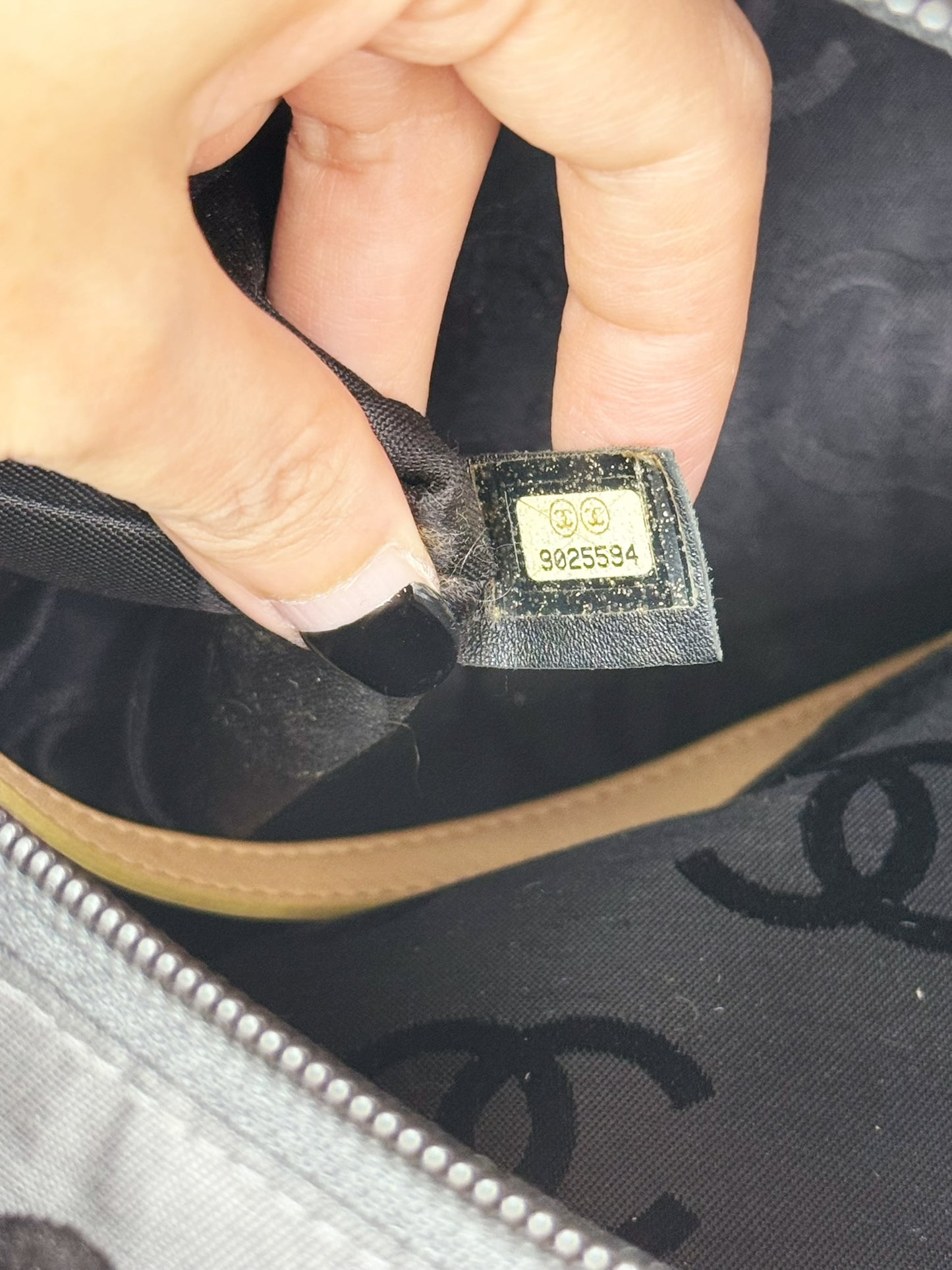 Chanel Vintage Cambon Tote Shoulder Bag