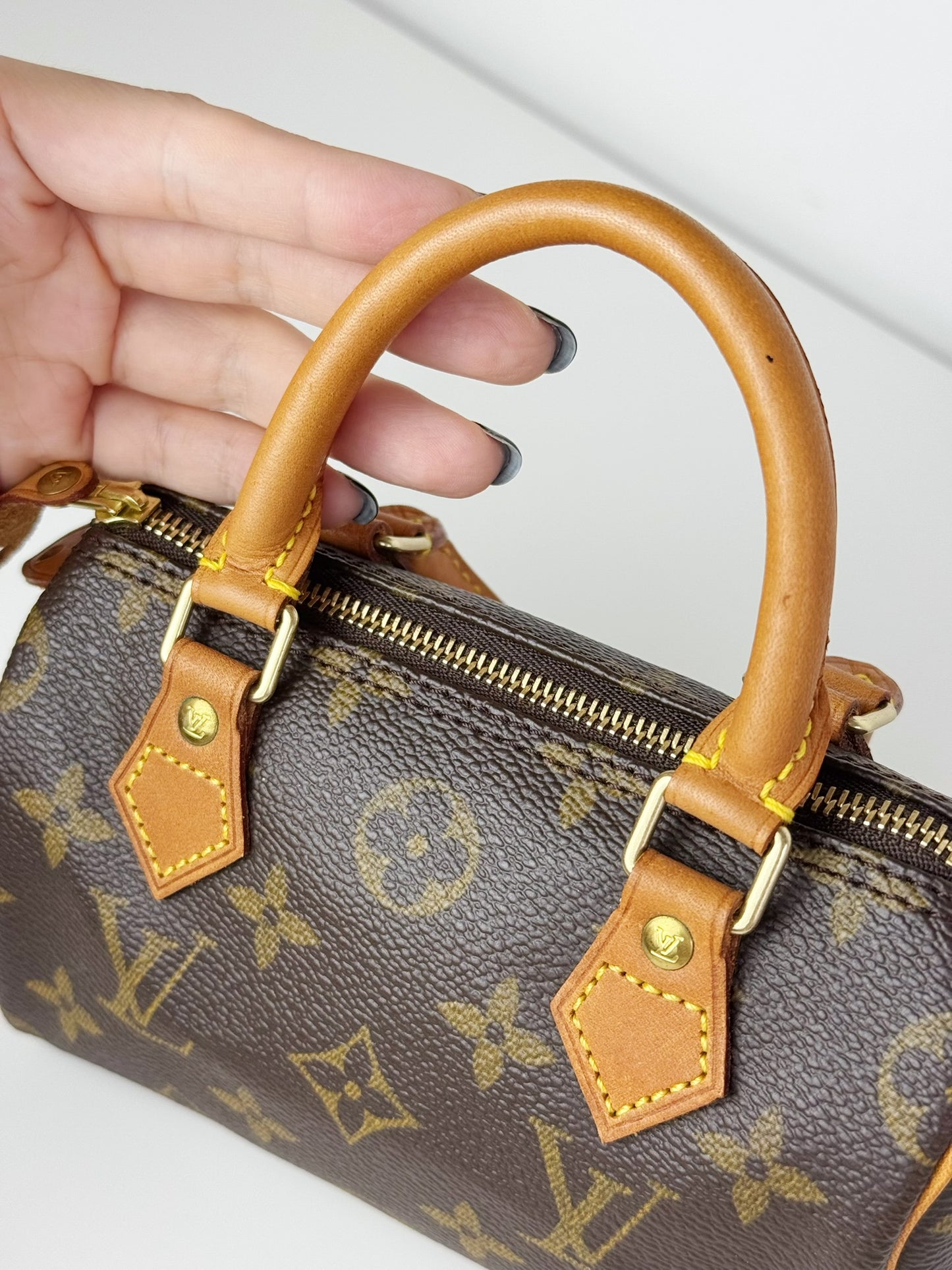 Louis Vuitton Vintage Mini Speedy Handbag Crossbody Bag