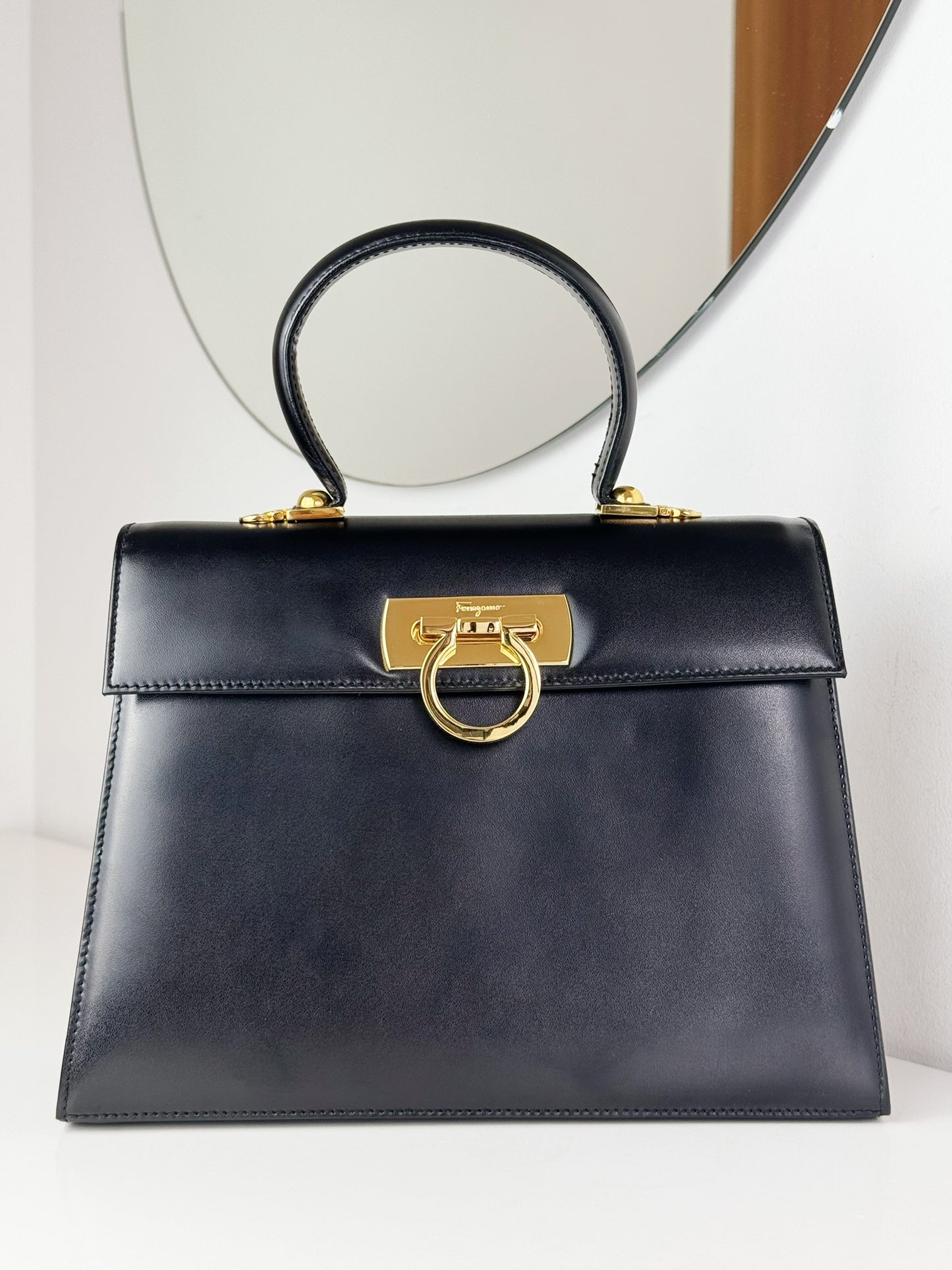 Salvatore Ferragamo Vintage Gancini Handbag Crossbody Bag
