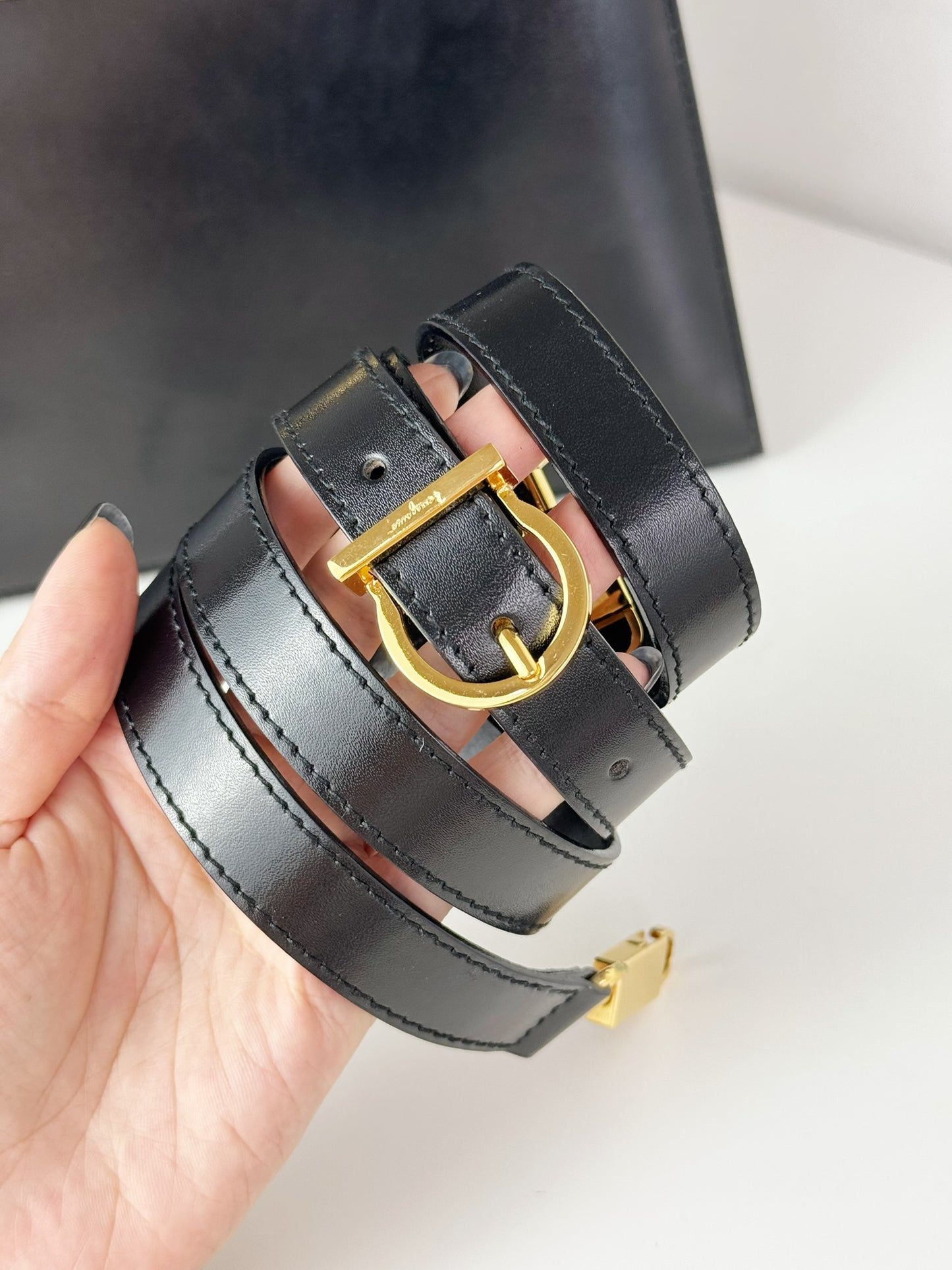 Salvatore Ferragamo Vintage Gancini Handbag Crossbody Bag