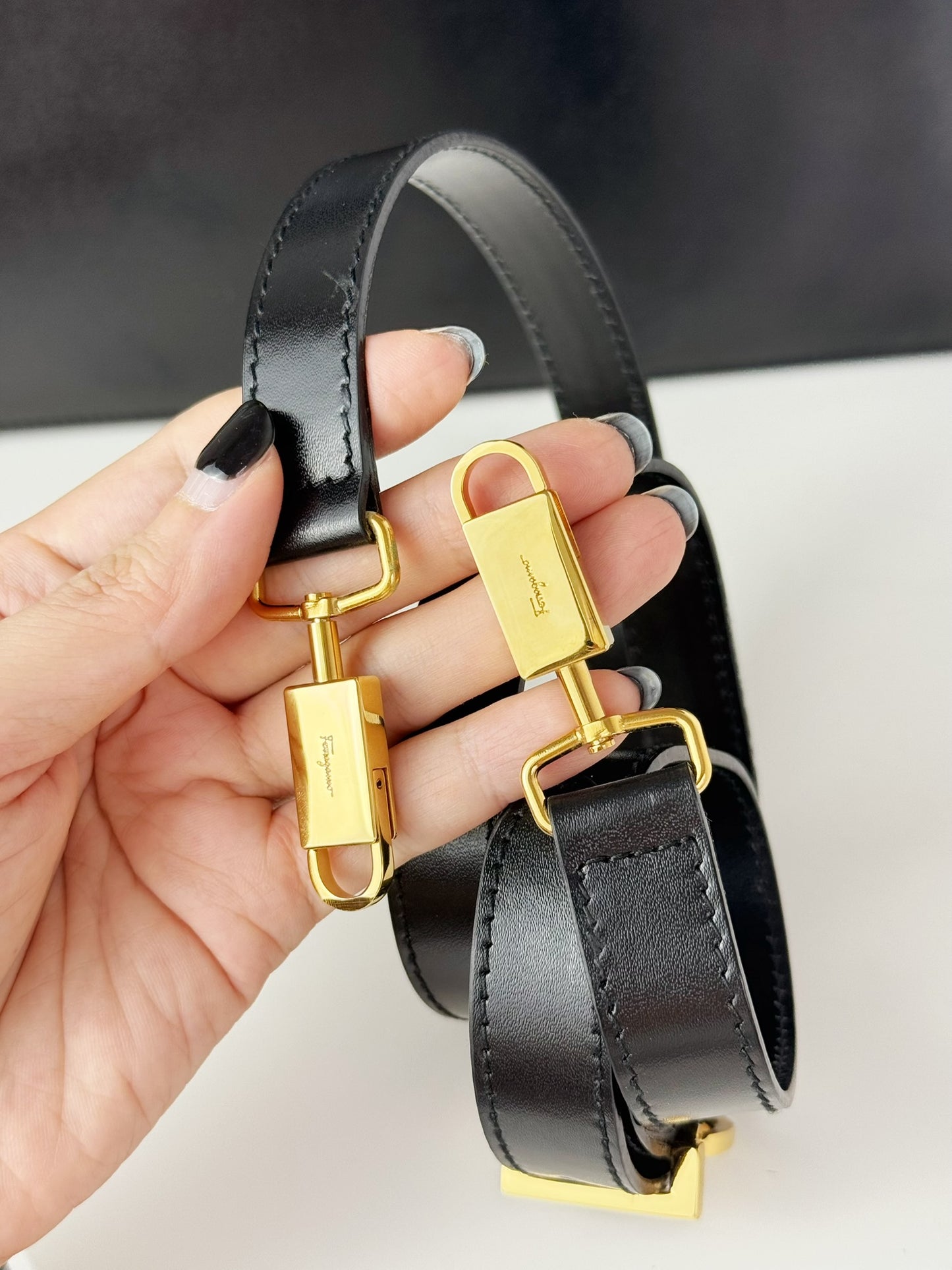 Salvatore Ferragamo Vintage Gancini Handbag Crossbody Bag