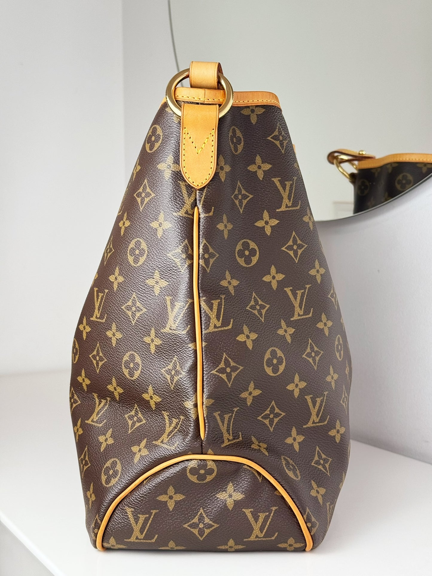 Louis Vuitton Vintage Delightful MM Tote Crossbody Bag