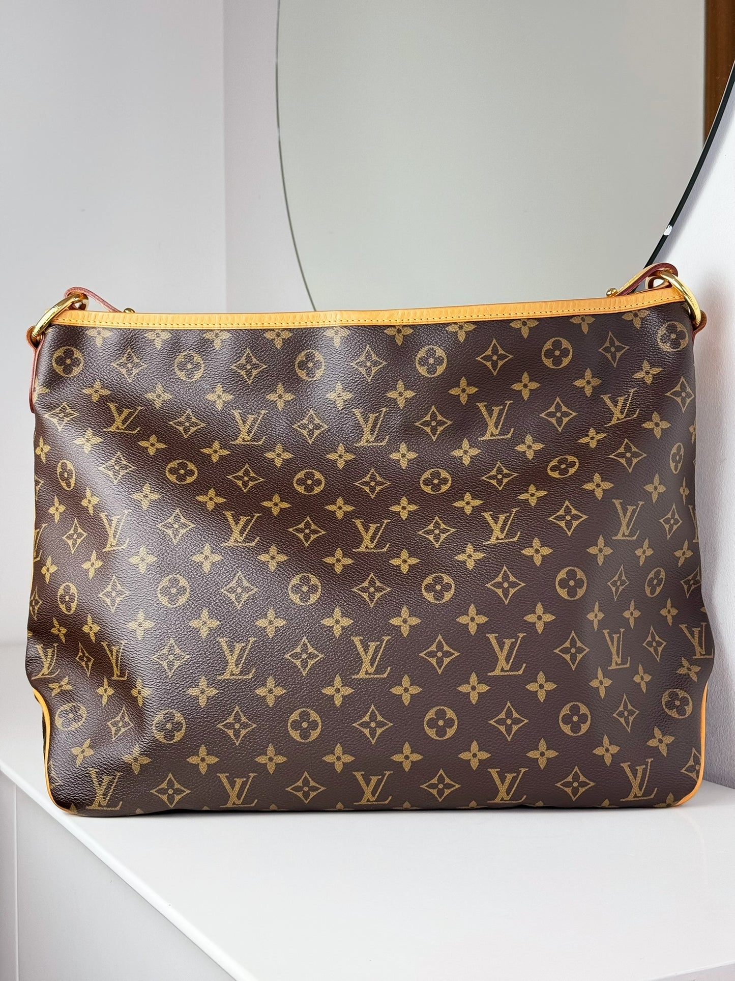Louis Vuitton Vintage Delightful MM Tote Crossbody Bag