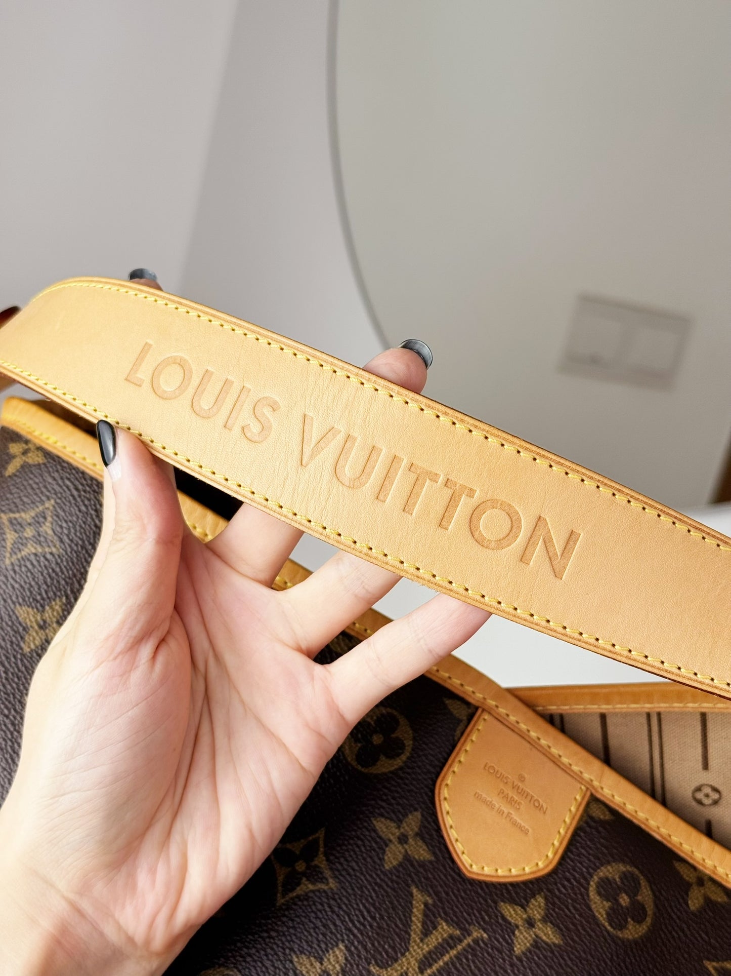 Louis Vuitton Vintage Delightful MM Tote Crossbody Bag