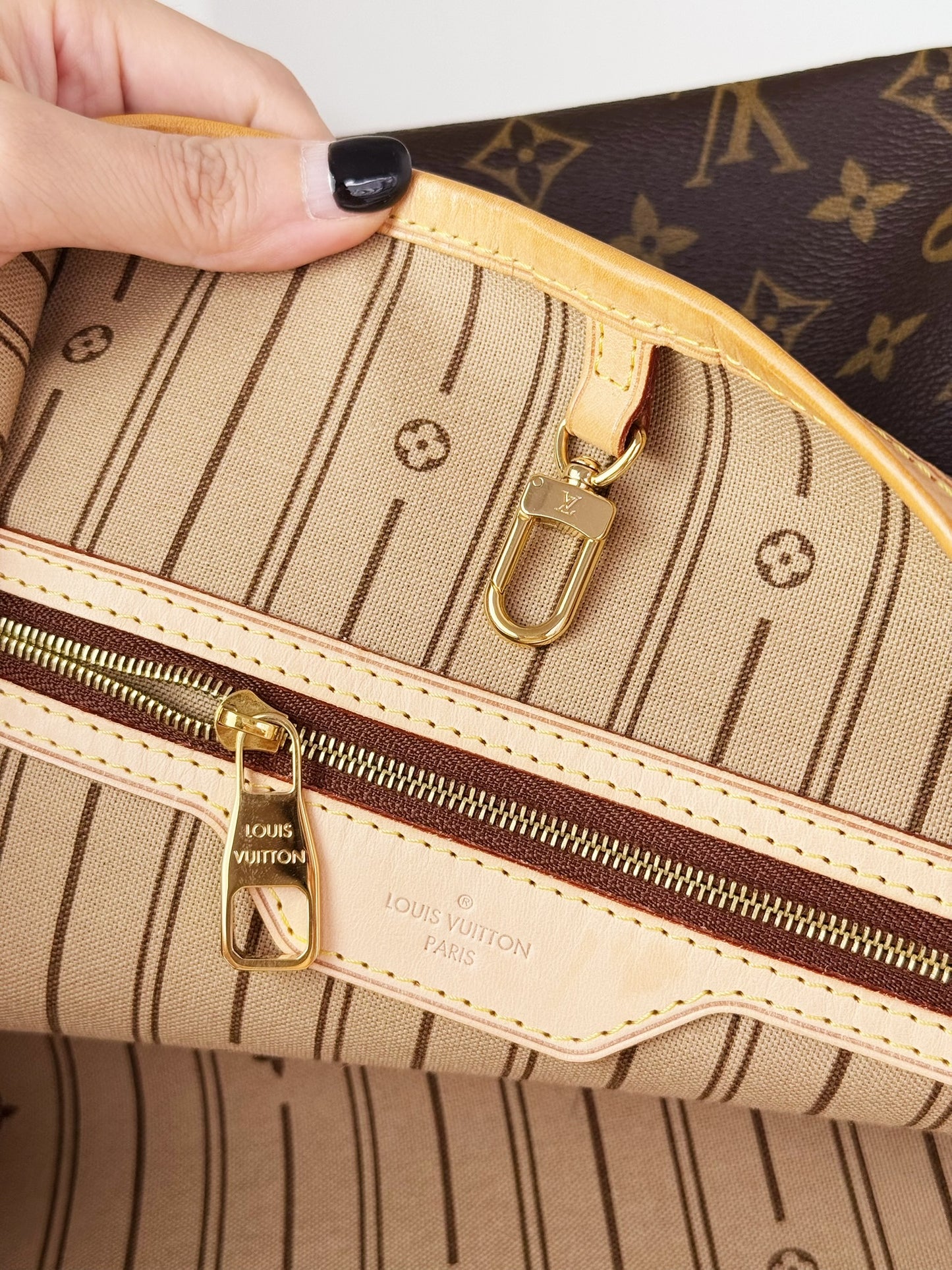 Louis Vuitton Vintage Delightful MM Tote Crossbody Bag