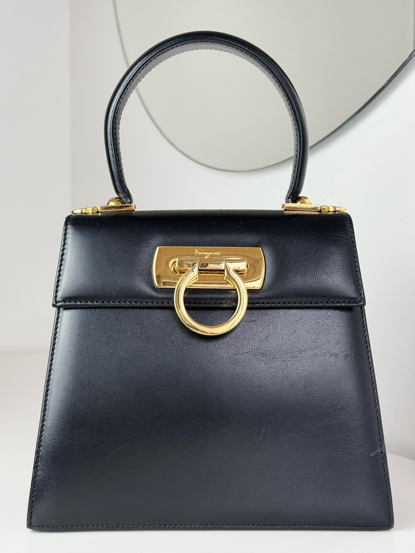 Salvatore Ferragamo Vintage Gancini Handbag Crossbody Bag